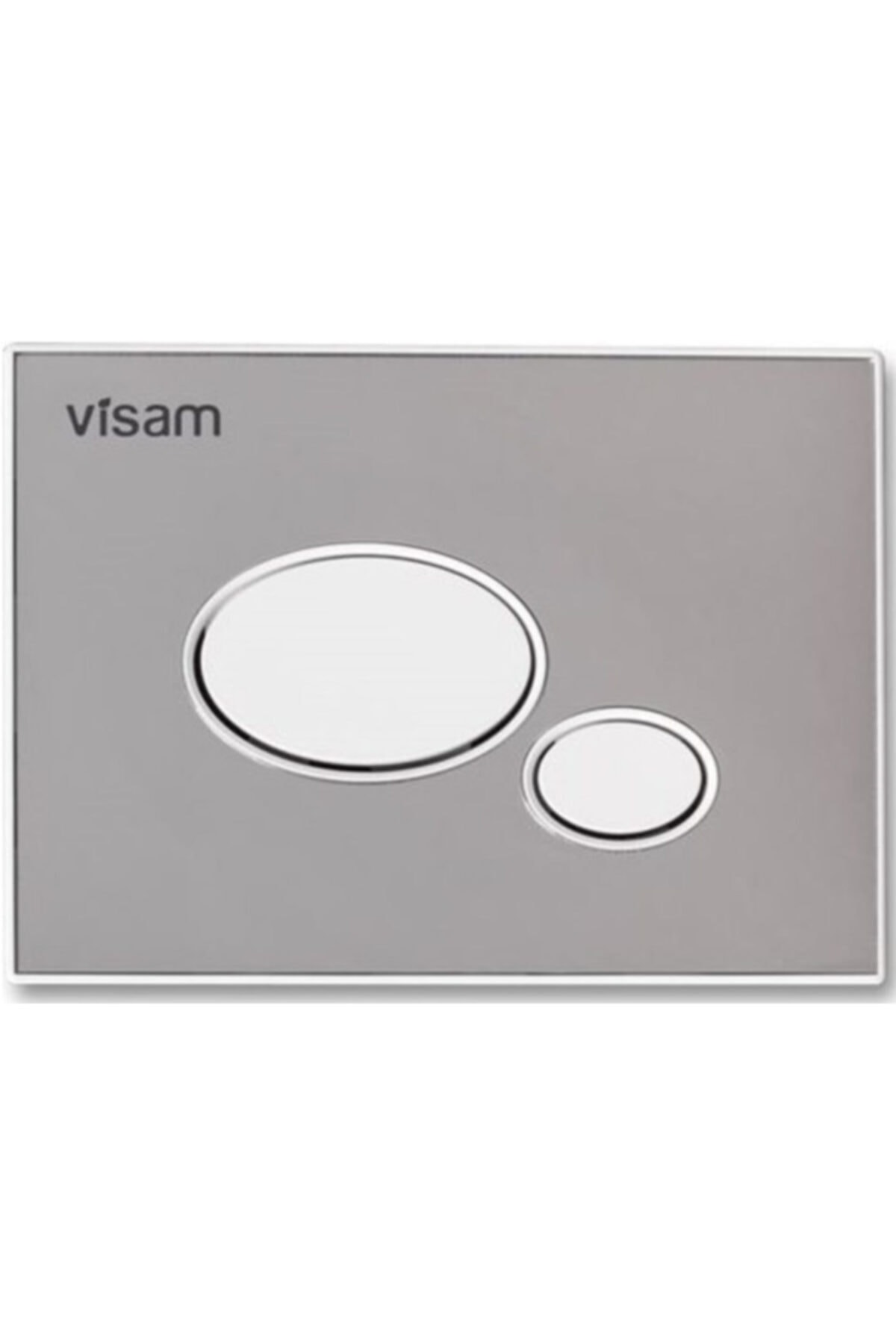 Visam Perge 2 Kademeli Beyaz Panel Buton