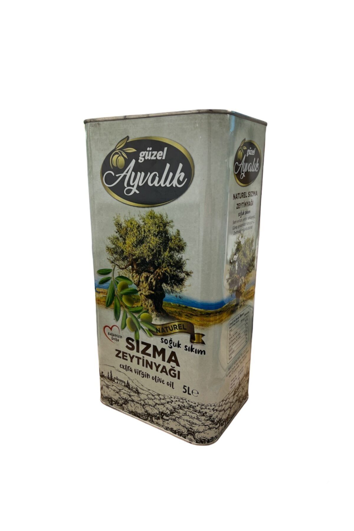 Ege arasbey Güzel Ayvalık ,5 Soğuk Sıkım Sızma Naturel 5 Litr
