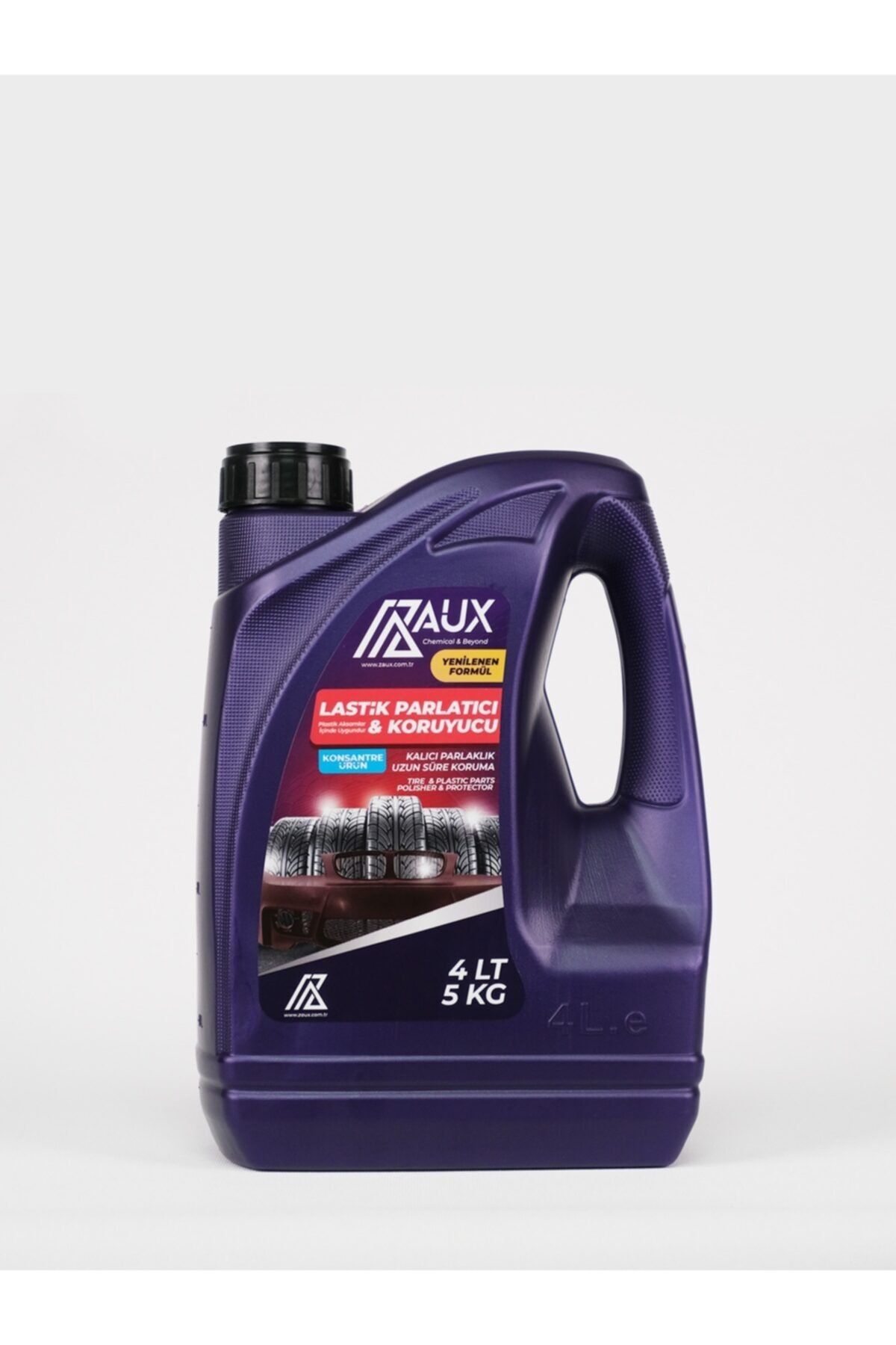 ZAUX KİMYA Lastik & Plastik Aksam Parlatıcı Ve Koruyucu 4lt