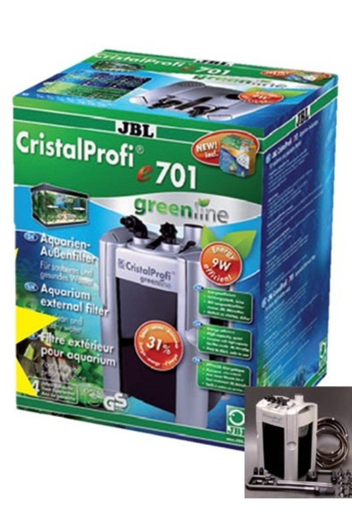 HİLALSHOP Jbl Cp E701 Greenlıne Dış Filtre 700l/s