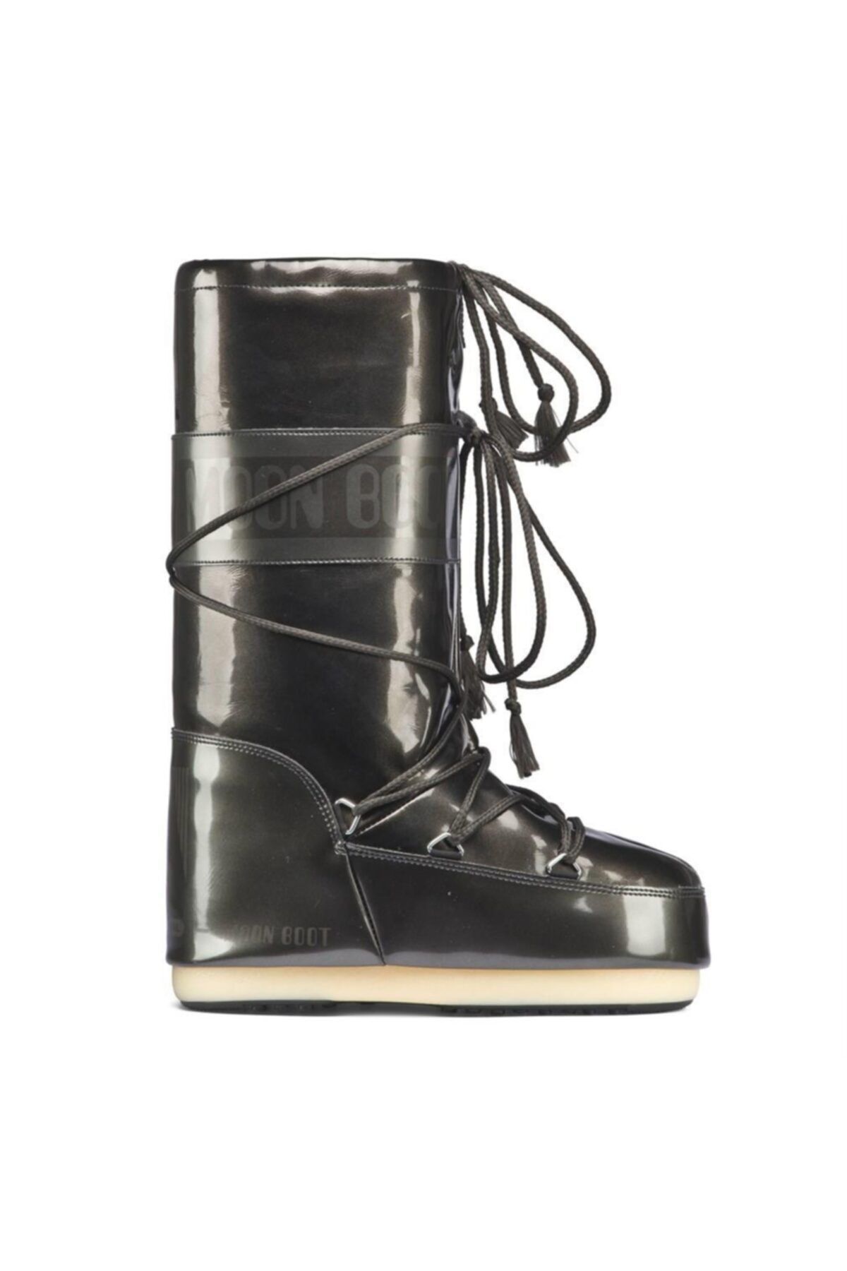 MOON BOOT Vinile Met Kadın Kar Botu Siyah 14021400
