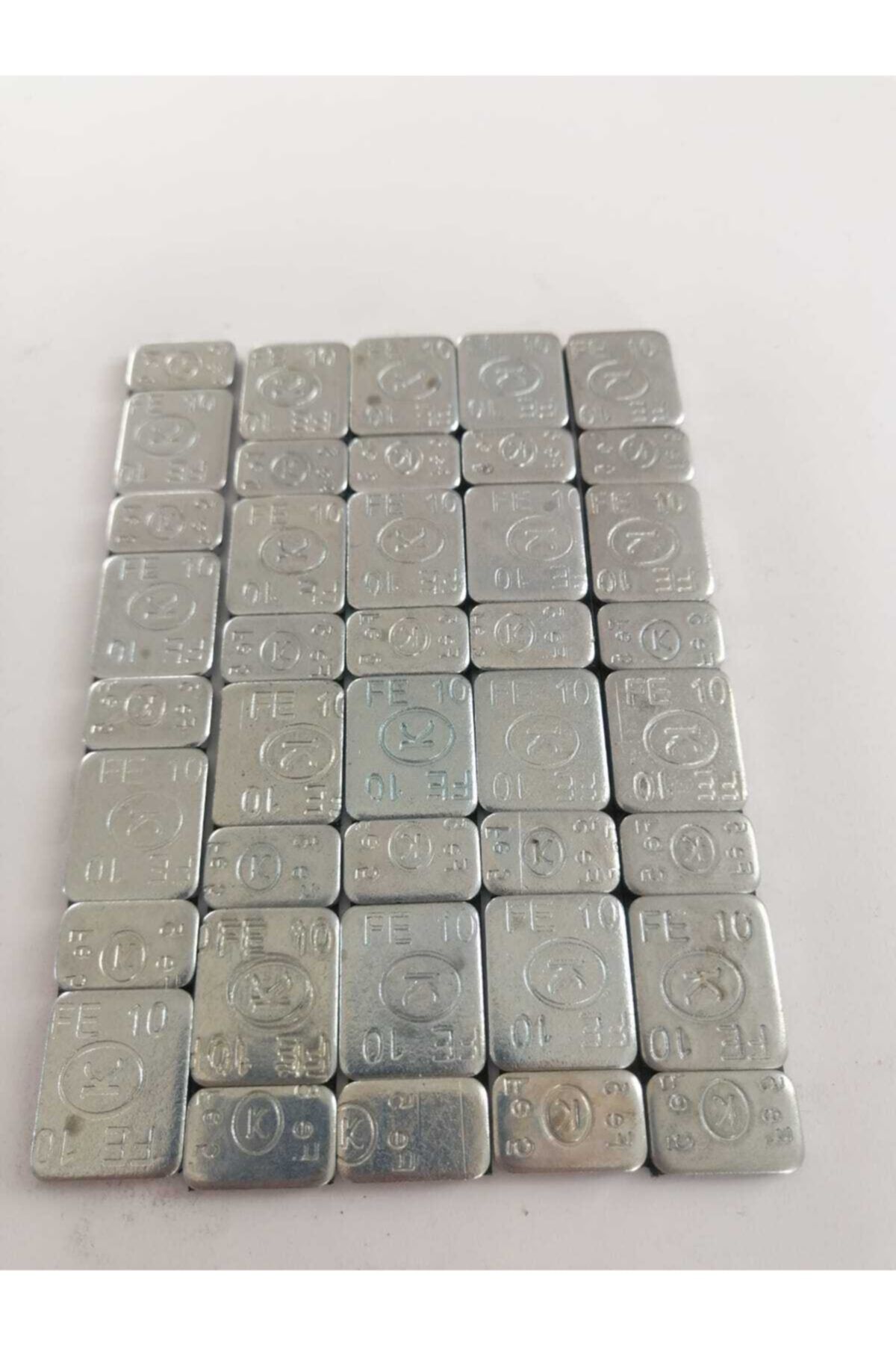 willta Yapıştırma Balans Kurşunu, Galvaniz Sac Üzeri Mavi Bantlı, Paketinde 100 Adet, Net 6kg