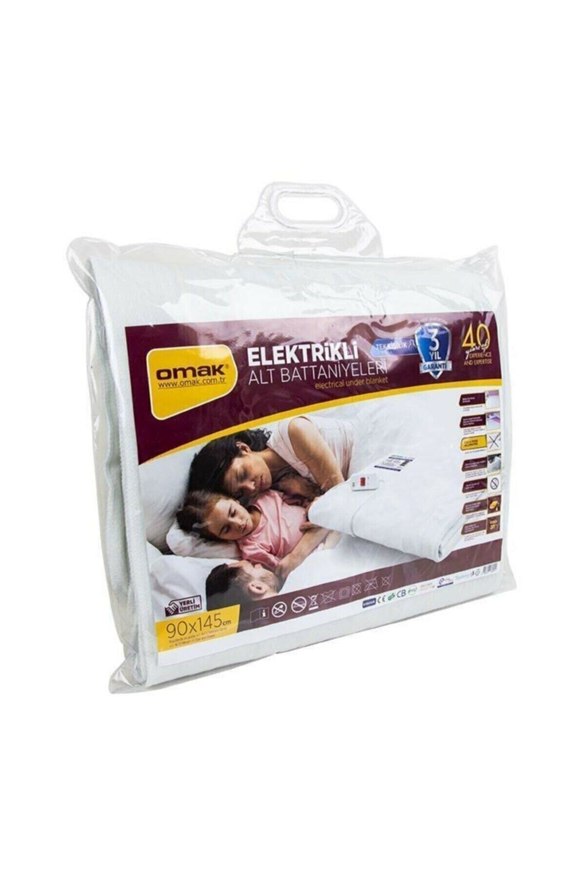 OMAK Tek Kişilik Elektrikli Battaniye 90x145 Cm 3 Yıl Garanti Fma04472