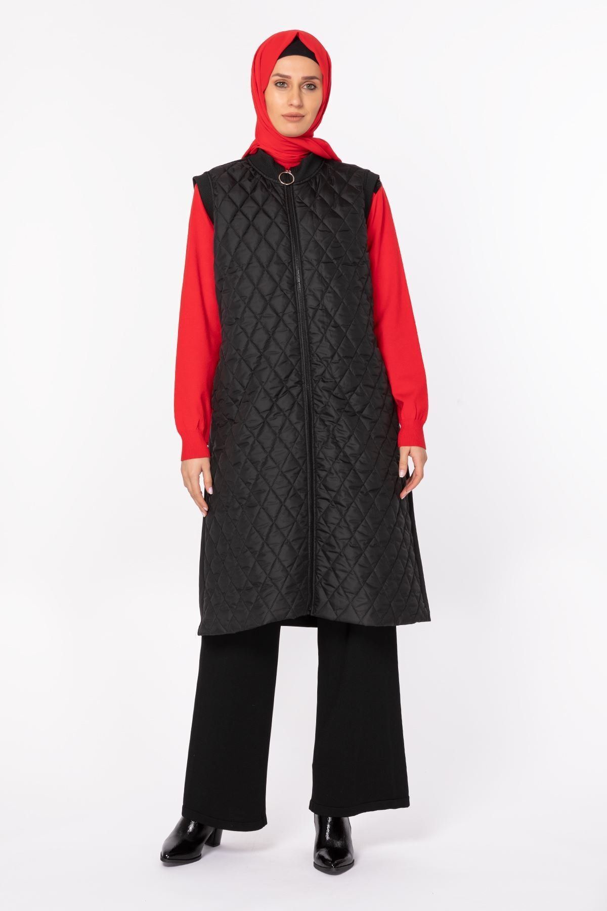 ottoman wear Otw1629 Kapitone Yelek Siyah