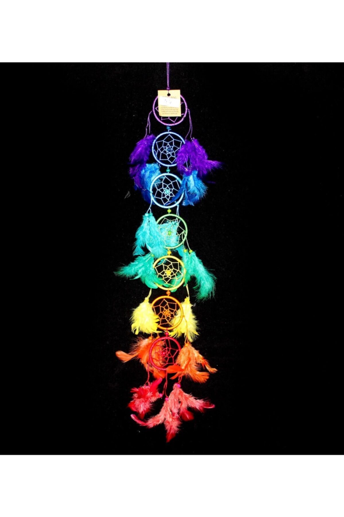 ASVASHOP 7 Çakra Düş Kapanı Dreamcatcher Rüya Kapanı Dekoratif Hediyelik