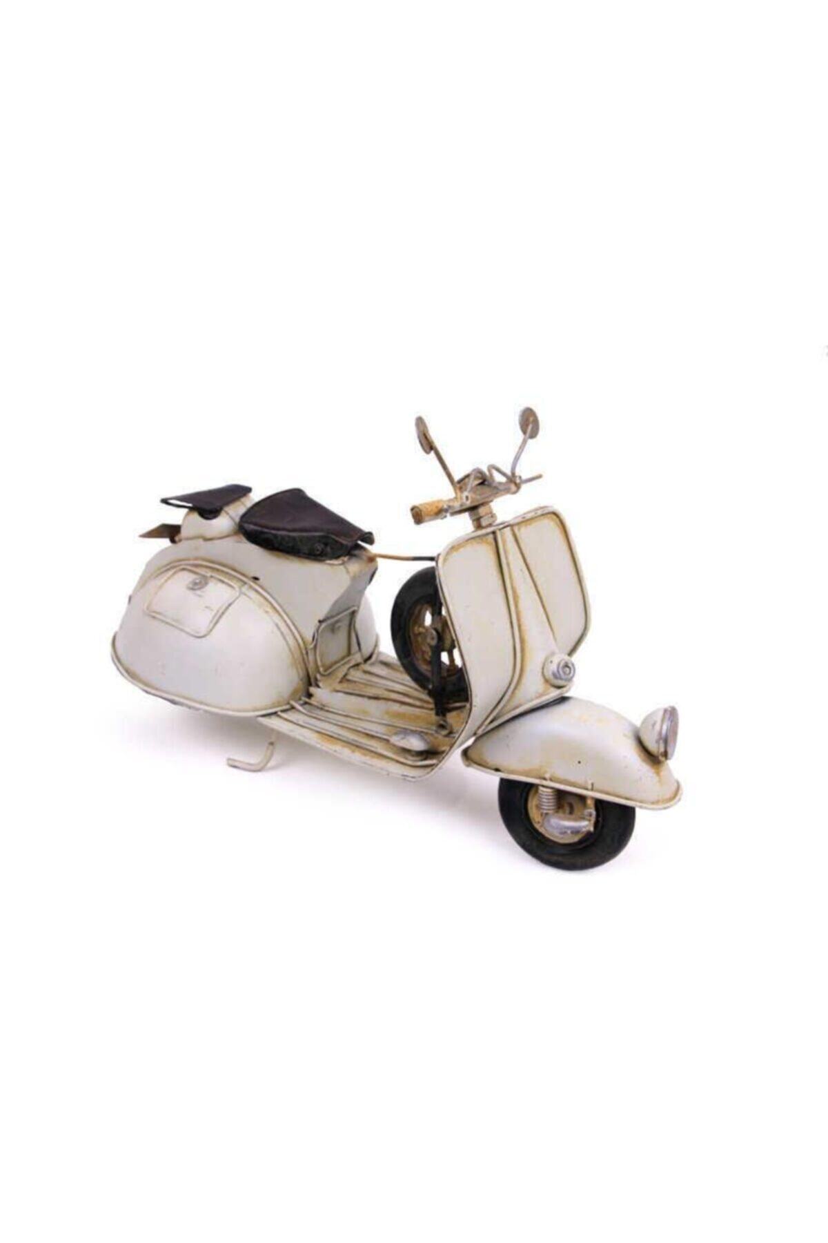 ASVASHOP Dekoratif Metal Scooter Vintage Dekoratif Ev Ofis Hediyelik