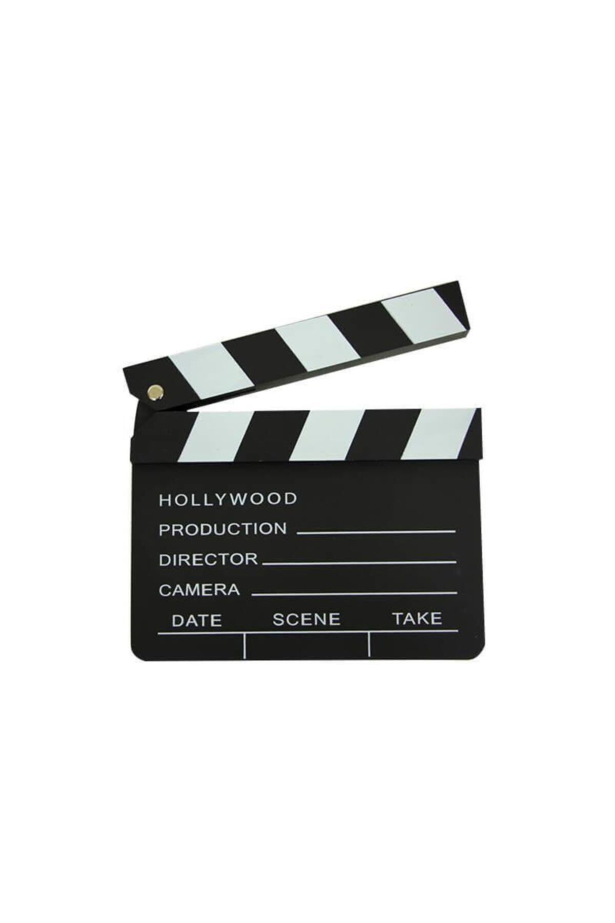 ASVASHOP Klaket Ahşap Küçük Boy Sinema Klaketi Dekoratif Hediyelik