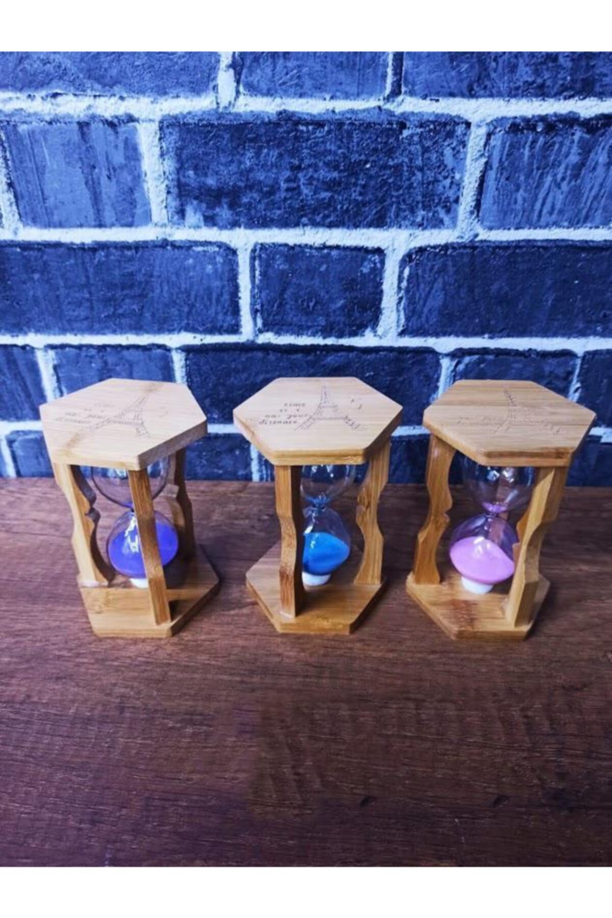 ASVASHOP Ahşap Kum Saati 5 Dakikalık Dekoratif Hediyelik