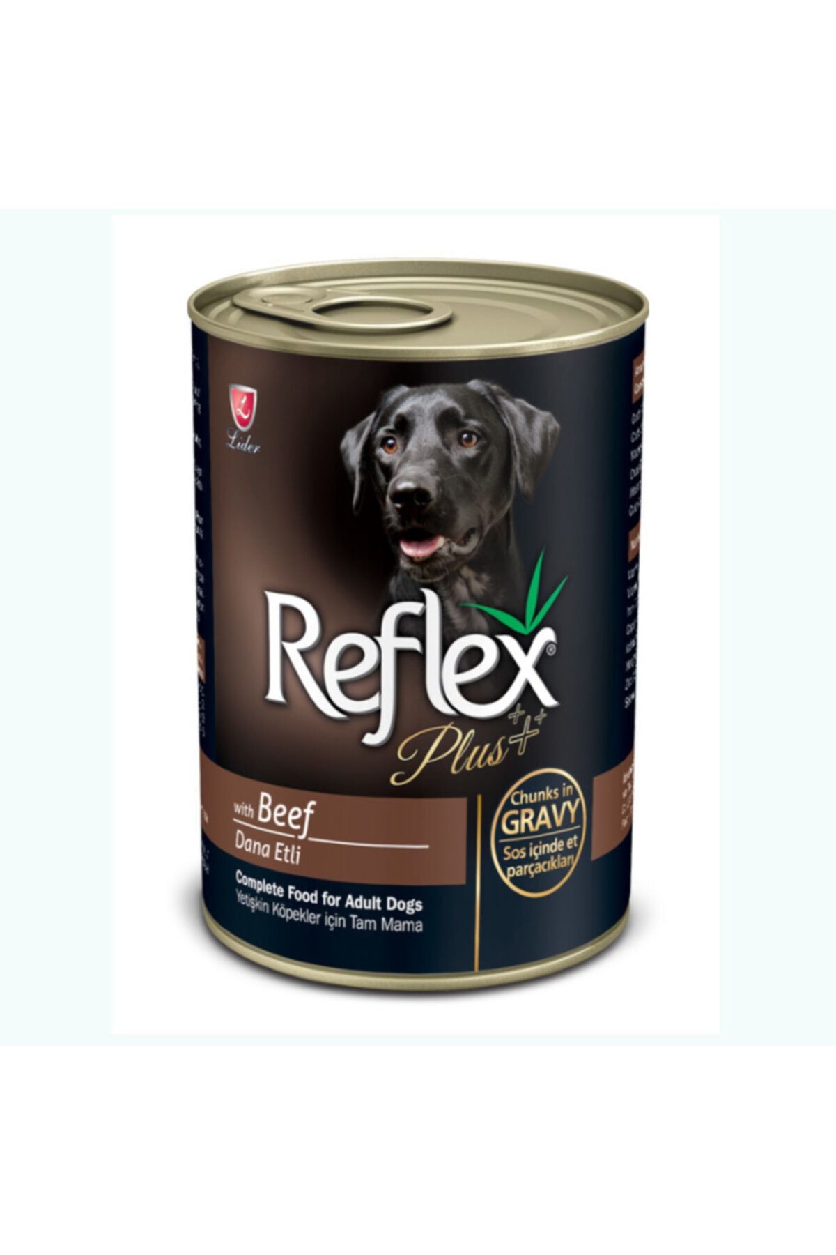 UCDKSHOP Reflex Plus Biftekli Köpek Konserve Sos Içinde Et Parçacıklı 400 Gr