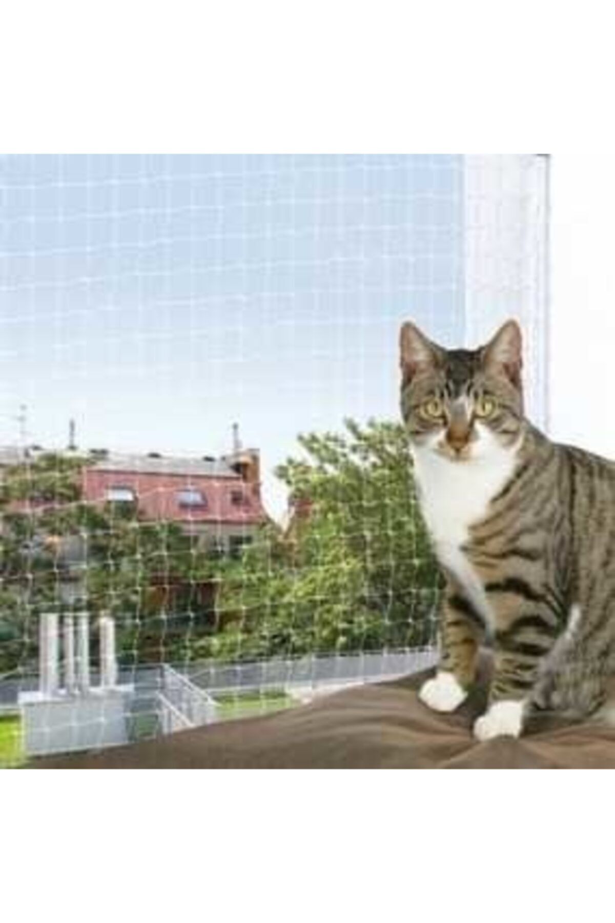 UCDKSHOP Trixie Kedi Cam Koruma Ağı 4x3m, Transparan