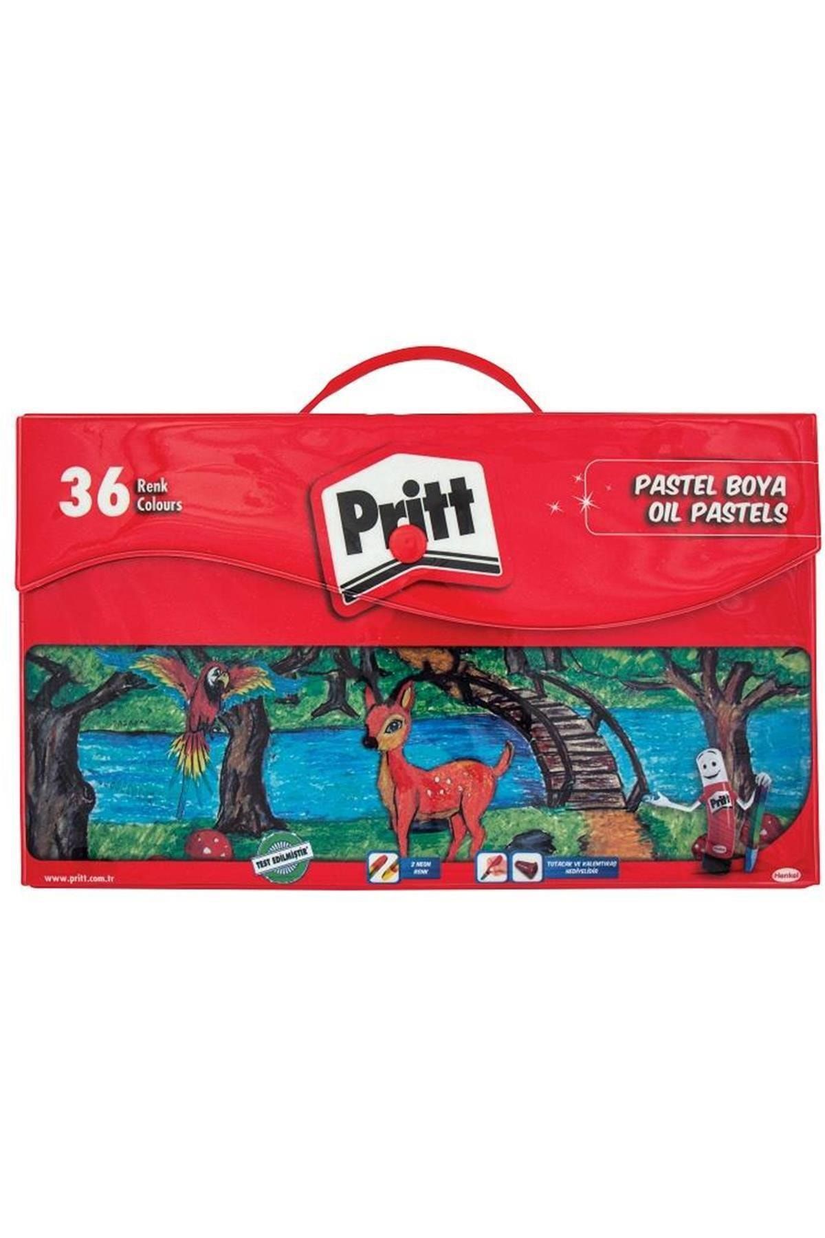 Pritt 36 Renk Çantalı Pastel Boya