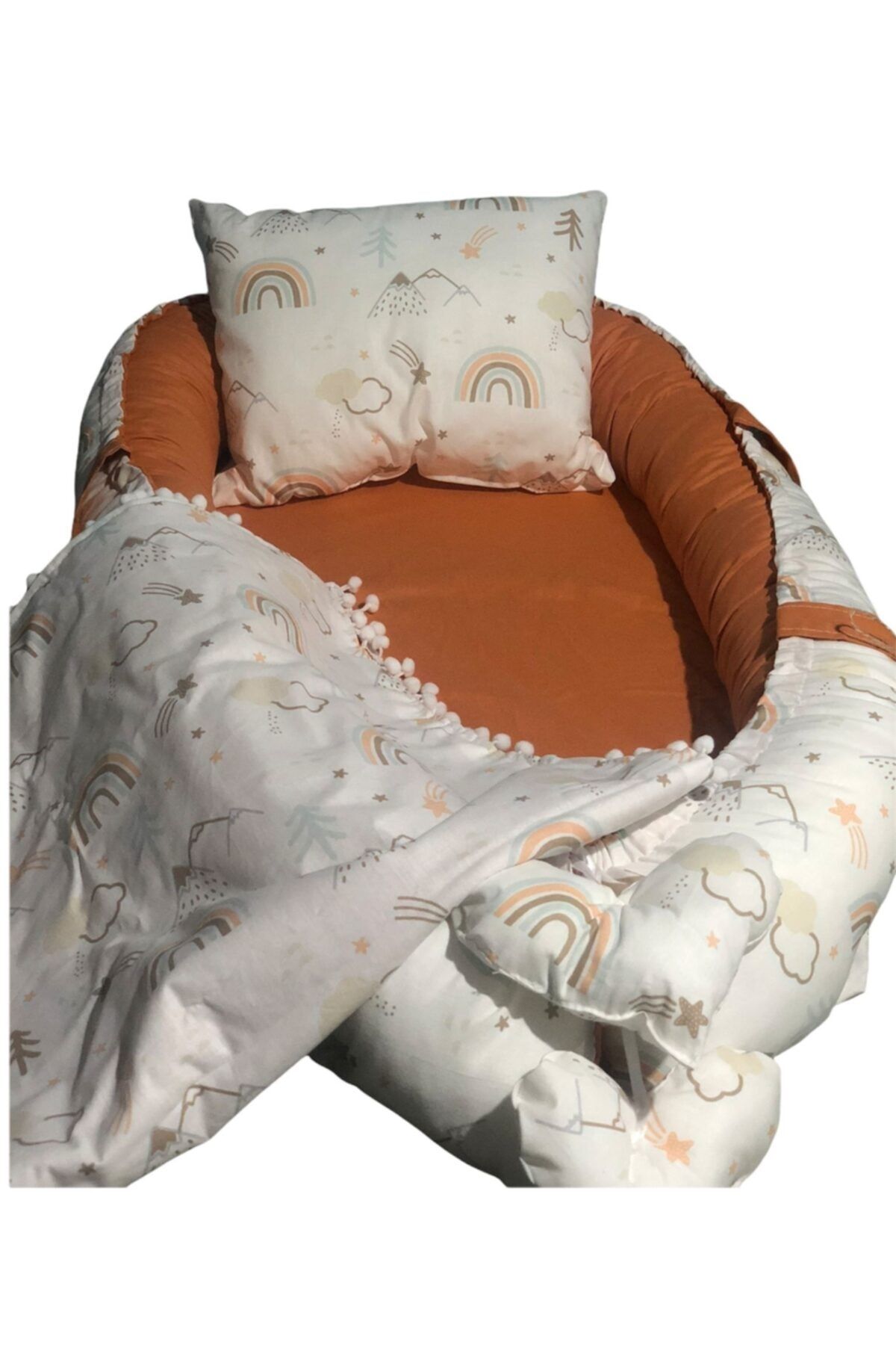 BABYNESTSOFFİCİAL Babynest Anne Yanı Bebek Yuvası Ve Battaniye Takım