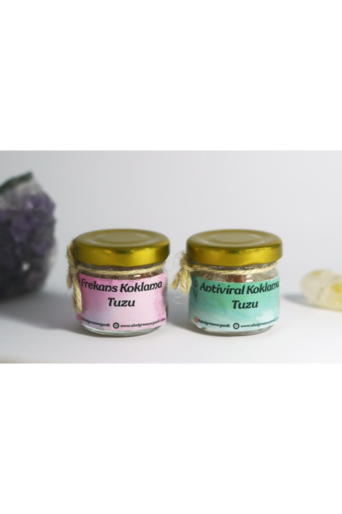 ABELGREEN Yoga Meditasyon Frekans Ve Antiviral Koklama Tuzu Paket-koklama Kavonozu