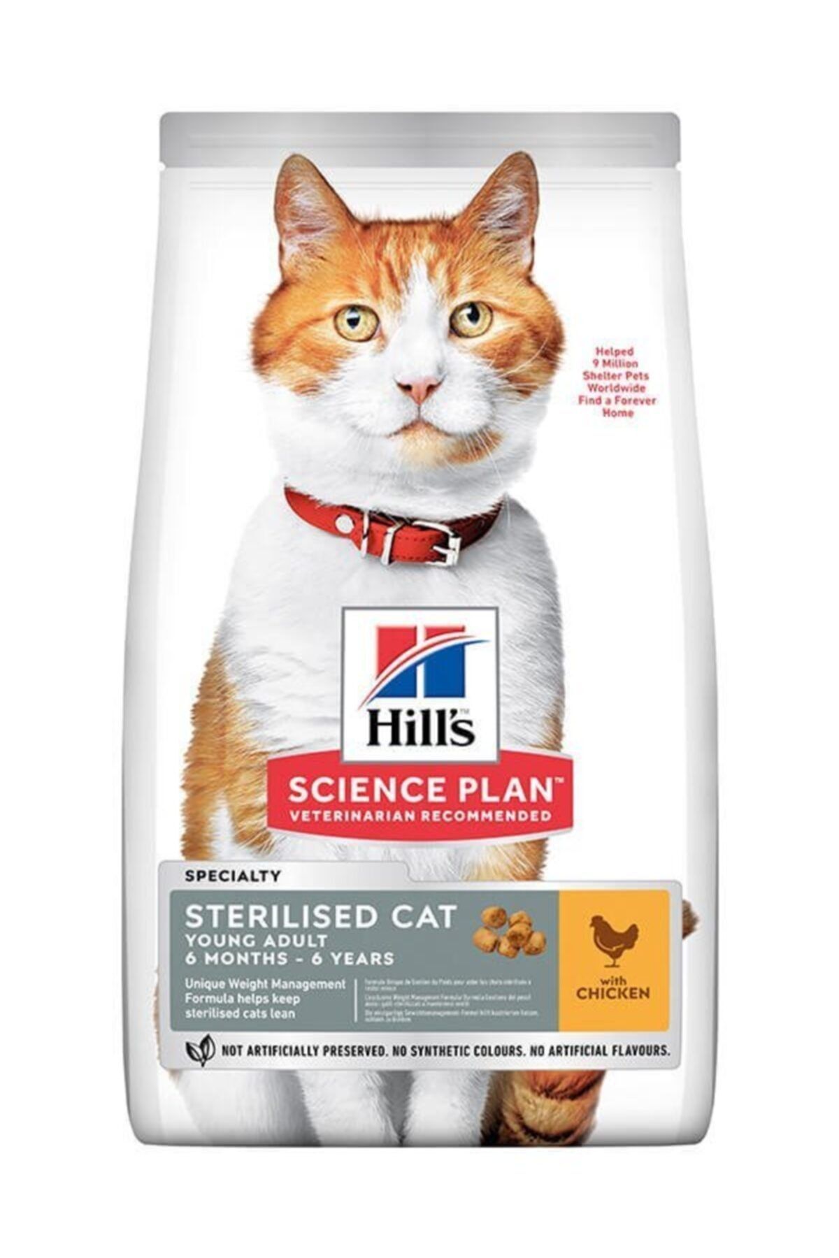 Hills Science Plan Hills Young Sterilised Tavuklu Kısırlaştırılmış Kedi Maması 15 Kg