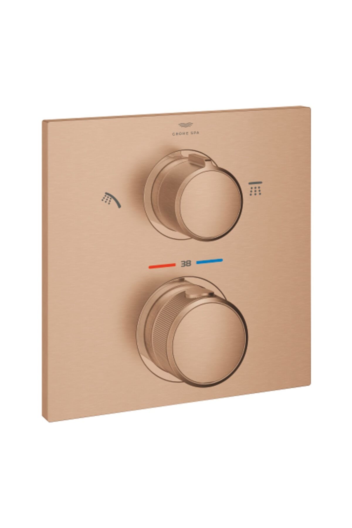 Grohe 2 Yollu Baş Duşu/el Duşu Ile Gizli Montaj Için Allure Termostatık - 29181dl2