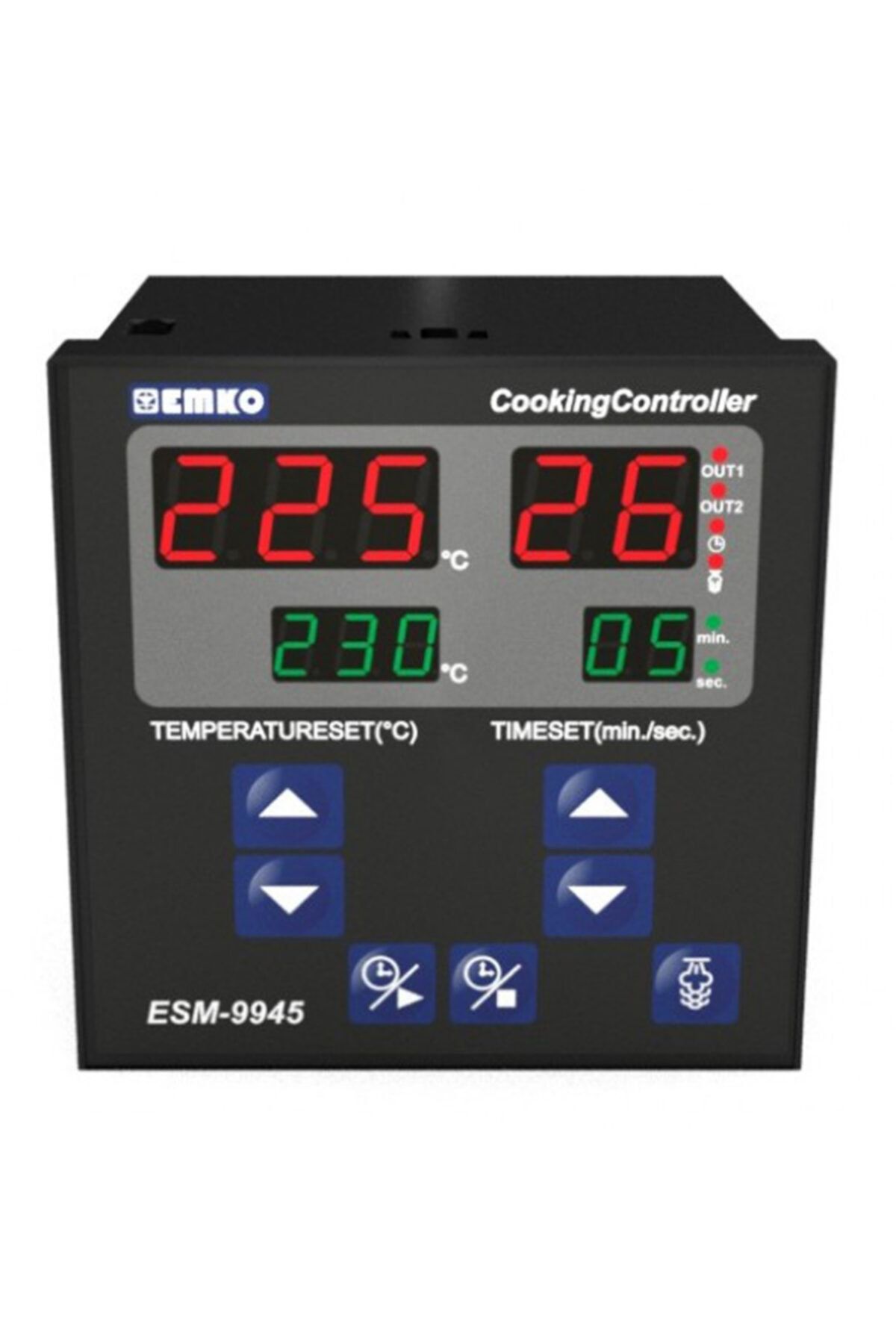 emko Esm-9945.3.03.0.2/01.01/1.0.0.0 Buhar Çıkışlı Pişirme Kontrolörleri (96 X 96 Mm )