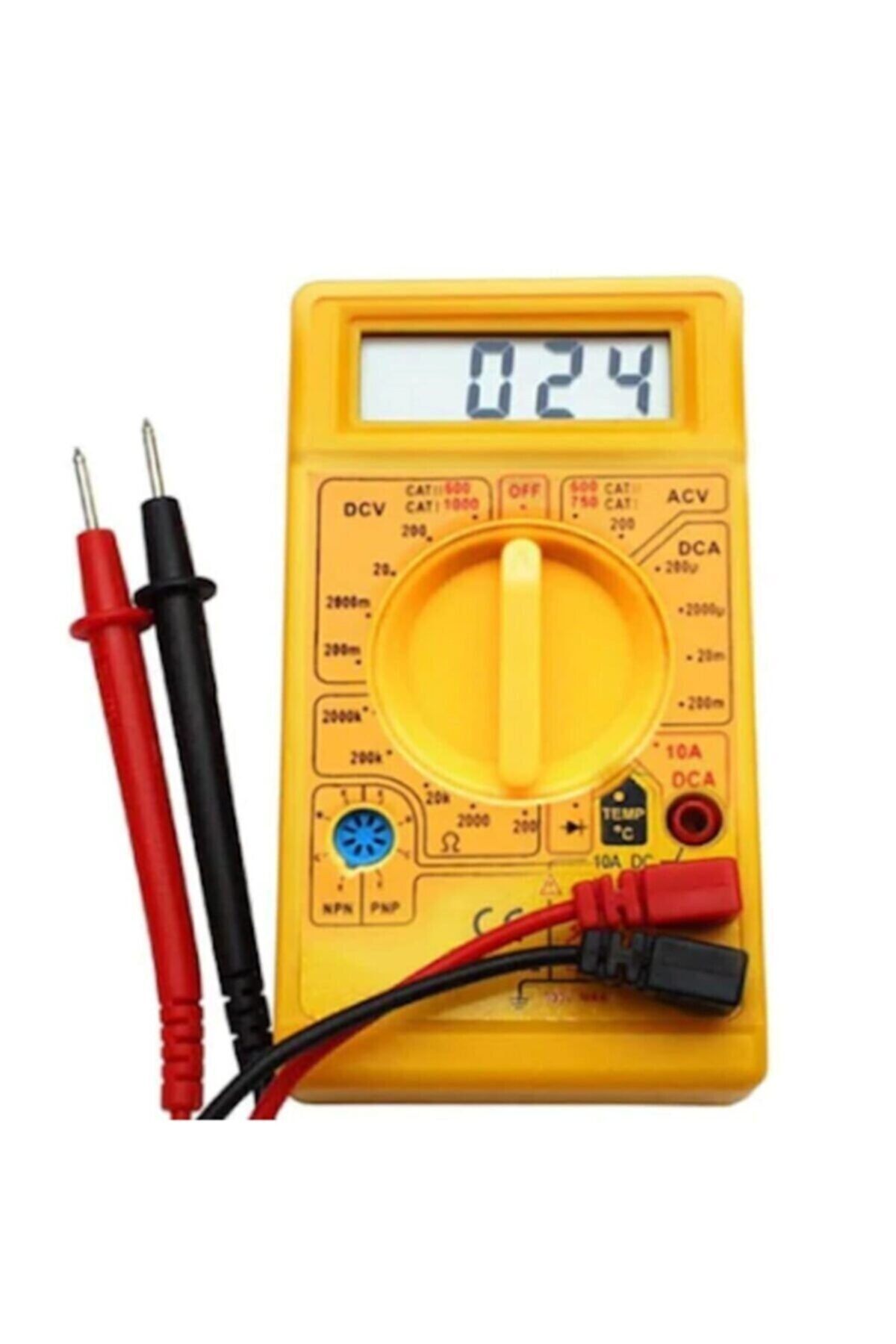 lupobianco Dijital Multimetre Voltmetre Ampermetre Dt-830d Ölçüm Aleti