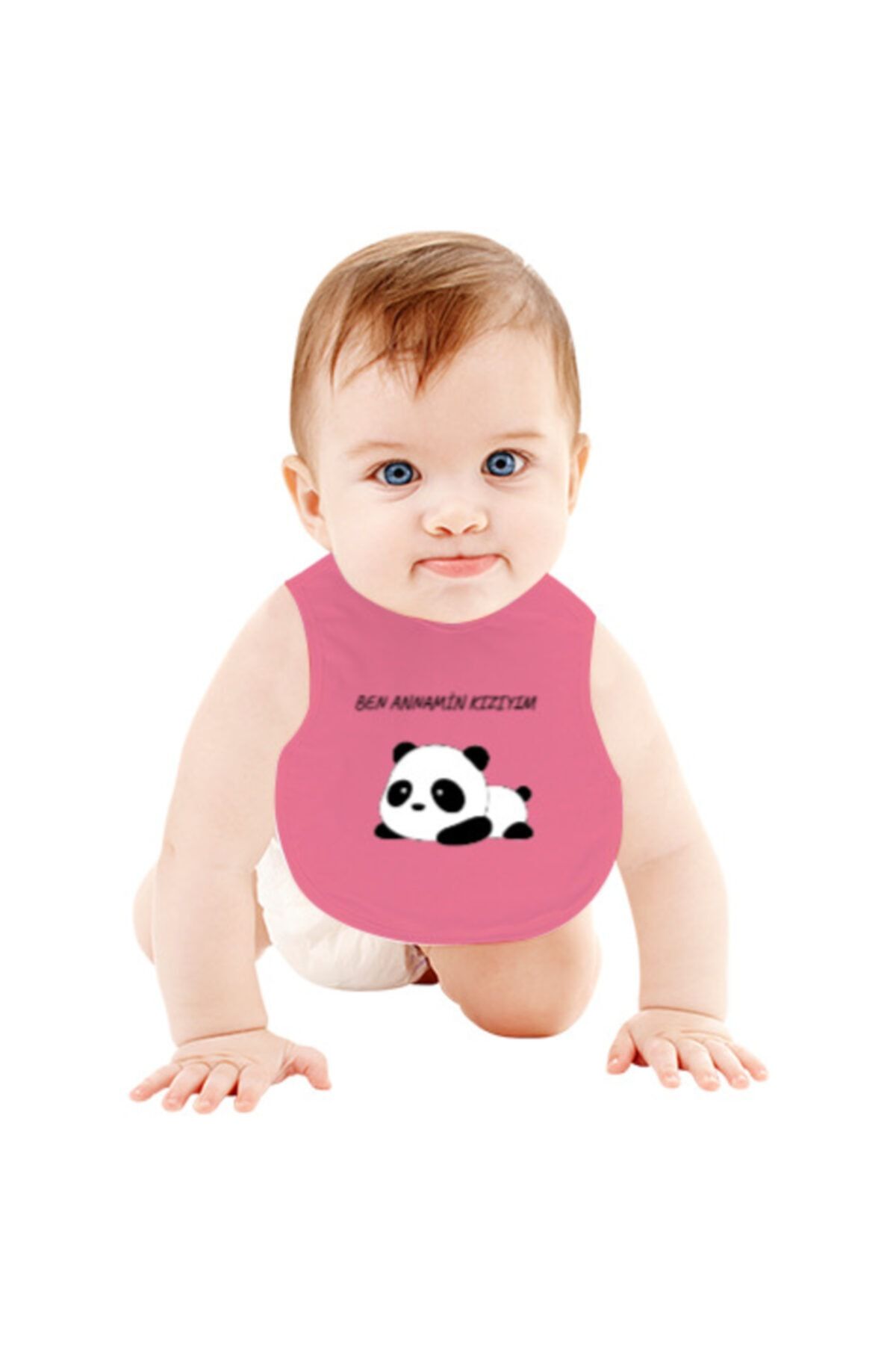 Tisho Kız Bebek Mama Önlüğü Bebek Mama Önlüğü