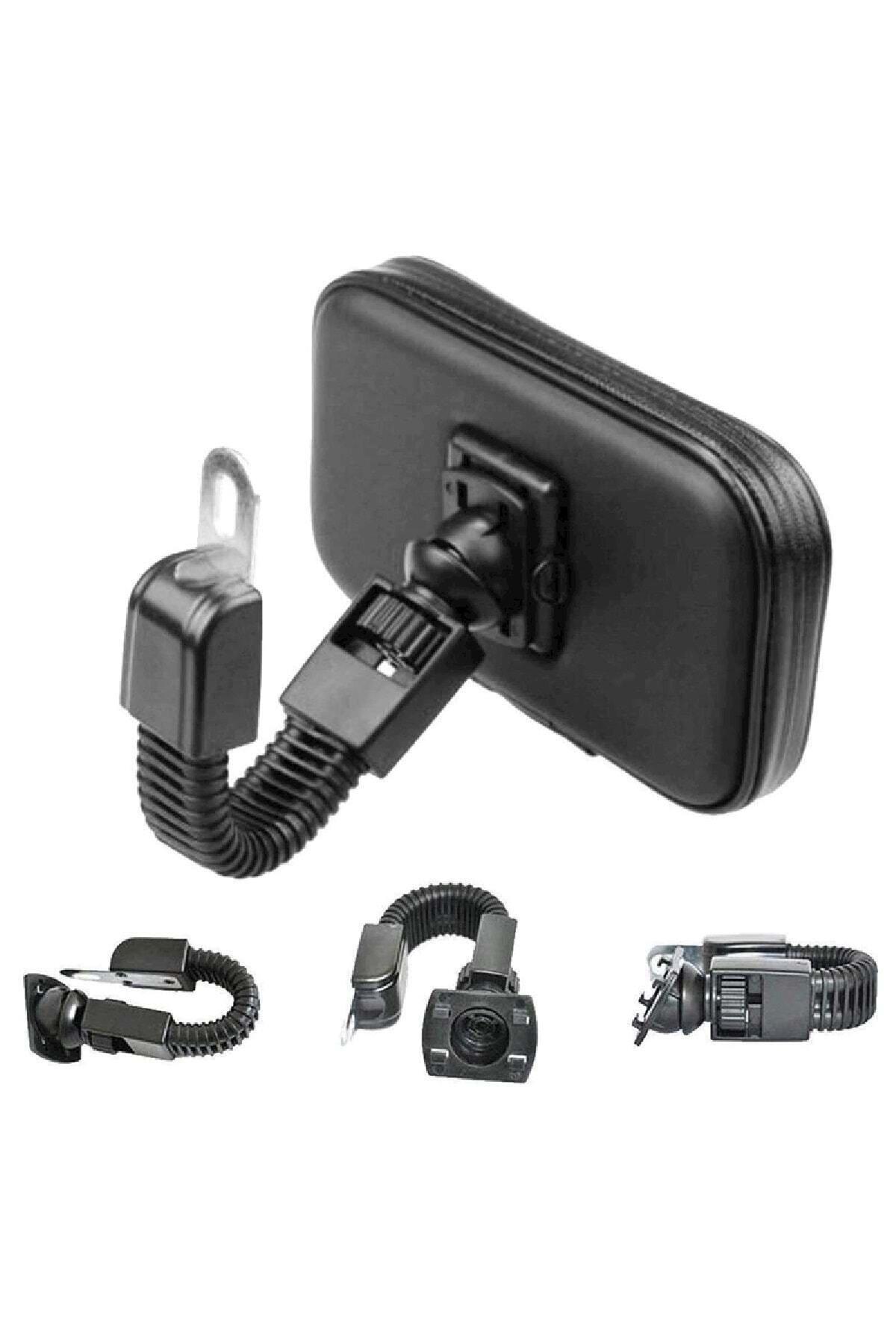 Powerstar Universal Motor Için Kılıflı Telefon Tutucu Att-28