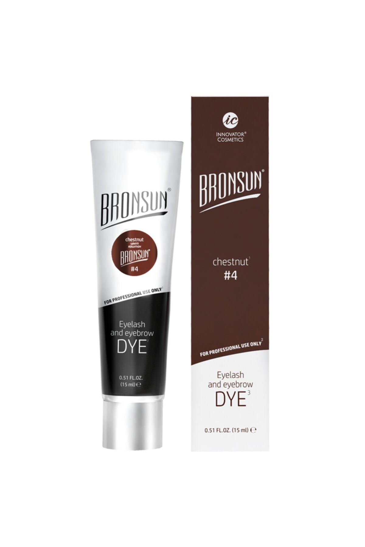 BRONSUN Kaş Ve Kirpik Boyası Chesnut Kestane Rengi 15 ml
