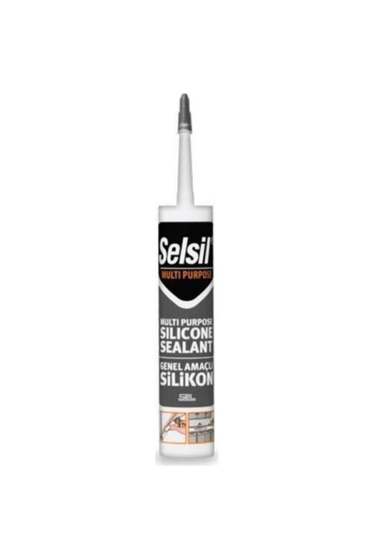 Selsil Genel Amaçlı Silikon 280 Gr. Siyah