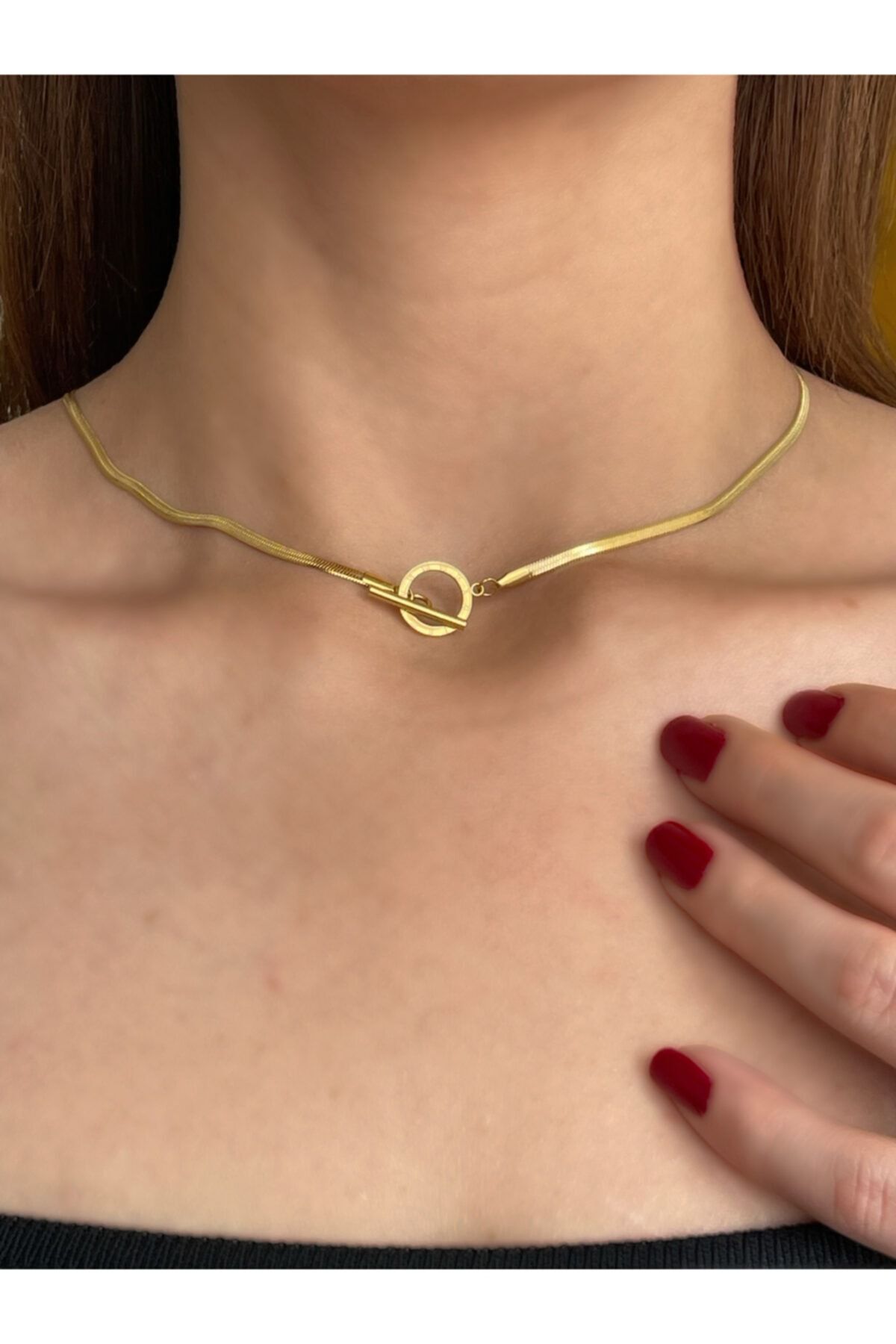 SAJA JEWELRY Çelik Italyan Zincir Kolye