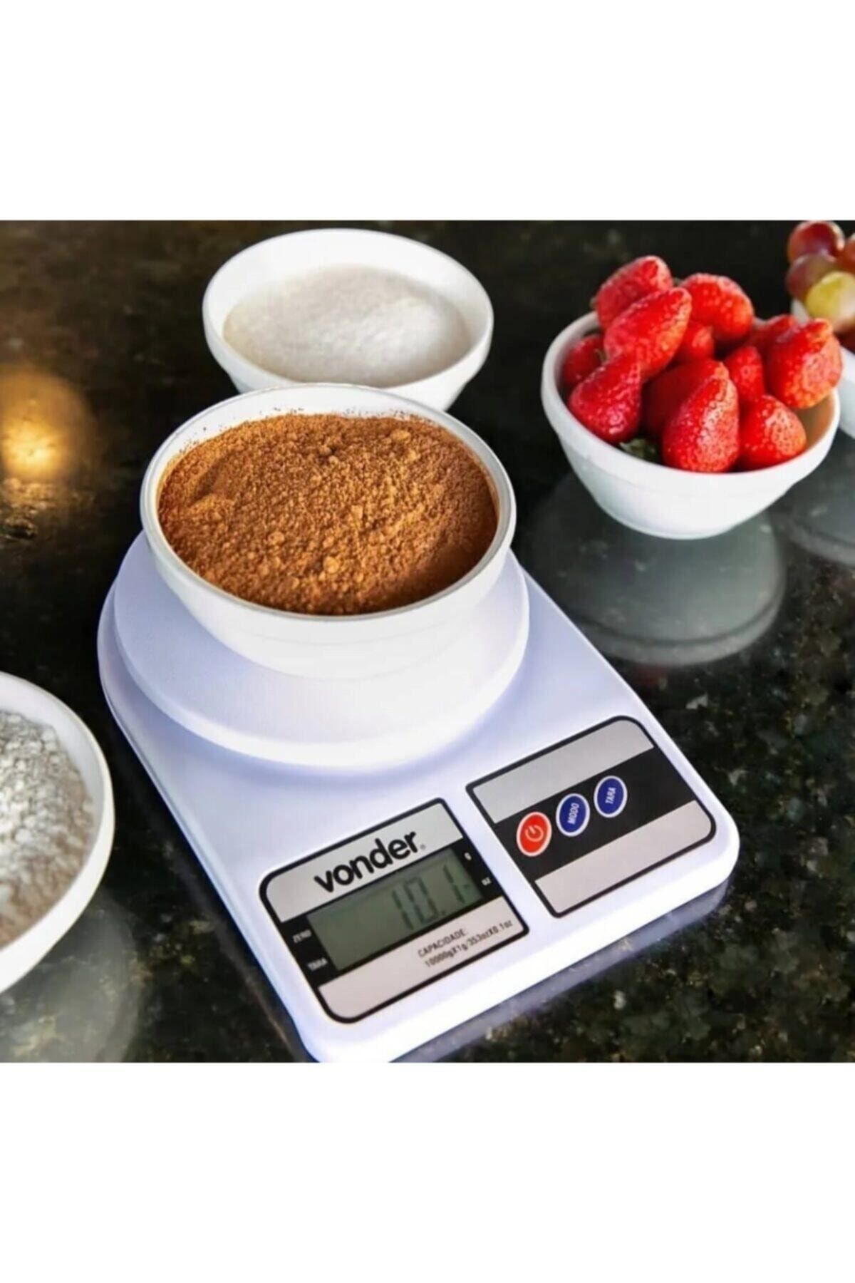Kitchen Store Mutfak Terazisi Dijital Hassas 10 Kg Mutfak Tartısı Lcd Ekranlı Gramaj Ölçer