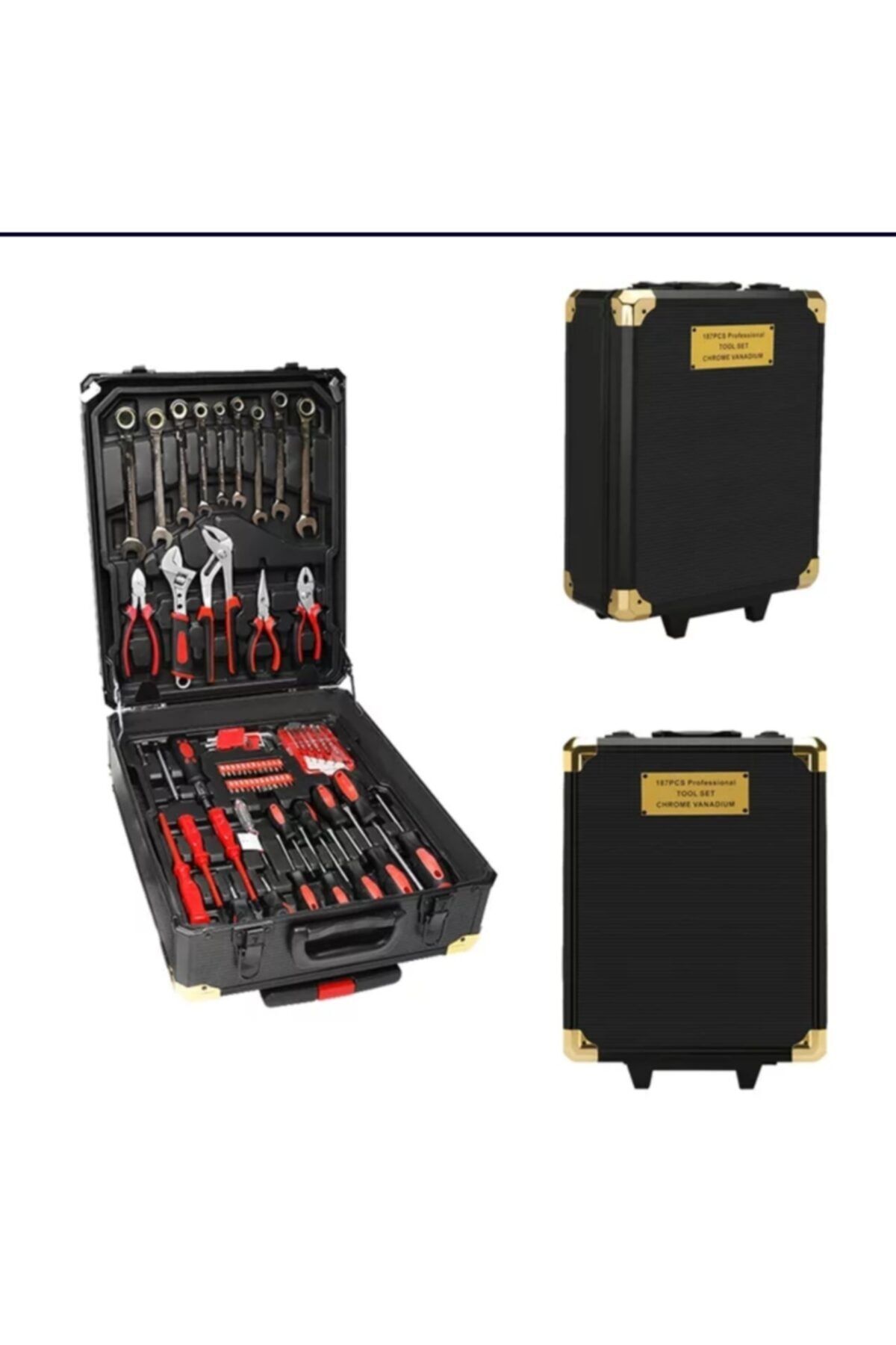 Force Profesyonel Tekerlekli Alet Ve Lokma Takım Çantası Full Set 399 Parça