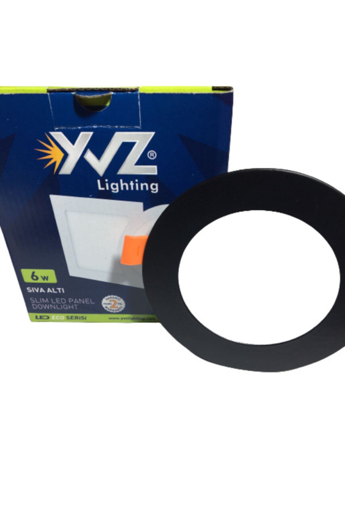 YVZ 6 Wat Siyah Kasa Led Spot