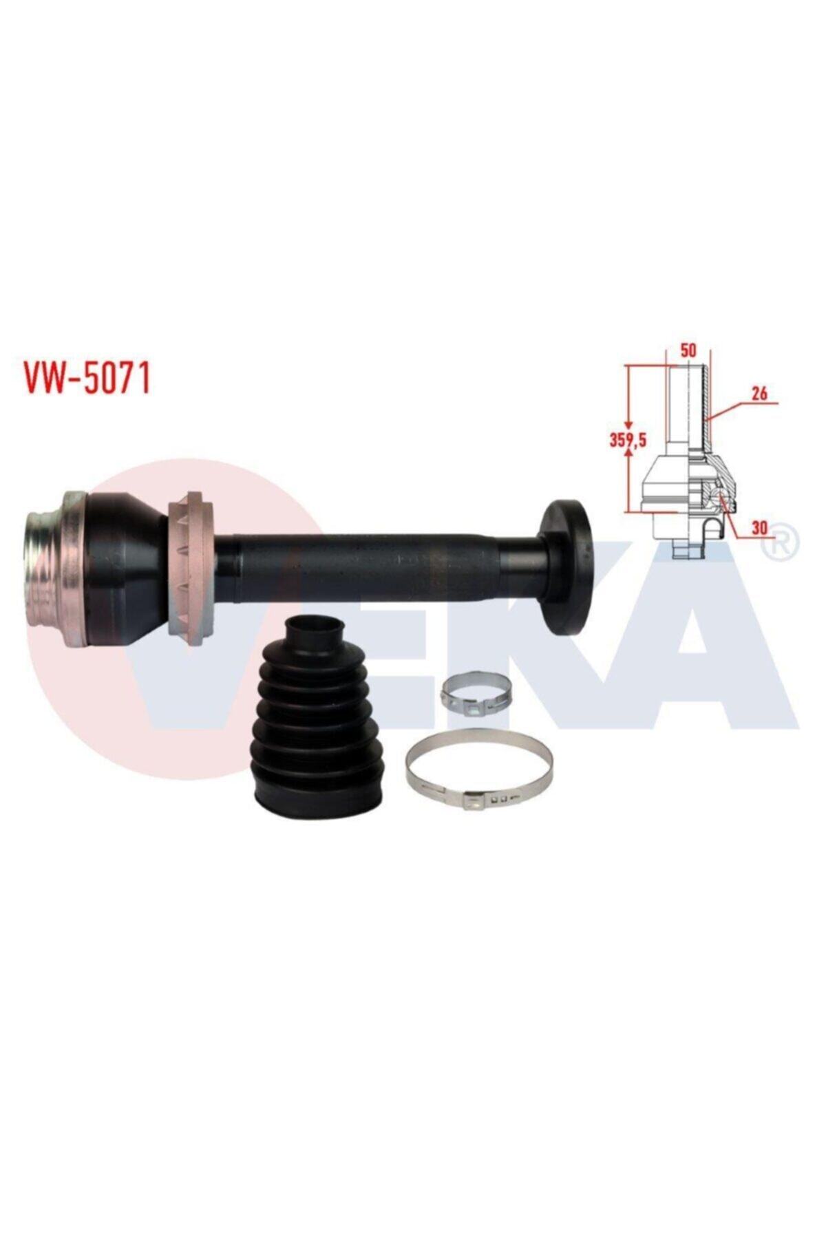 ünlü oto Aks Kafası Sag On Ic Volkswagen Transporter Vı 2.0 Tdı M-t 26x30x50 Uzunluk 359,