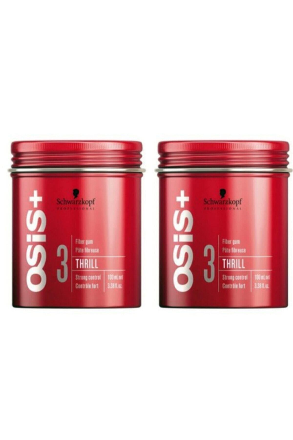 Osis Koçak Kozmetik 3 Thrill Fiber Gum Doku Veren Saç Şekillendirici Kremi 100 Ml X2 Adet
