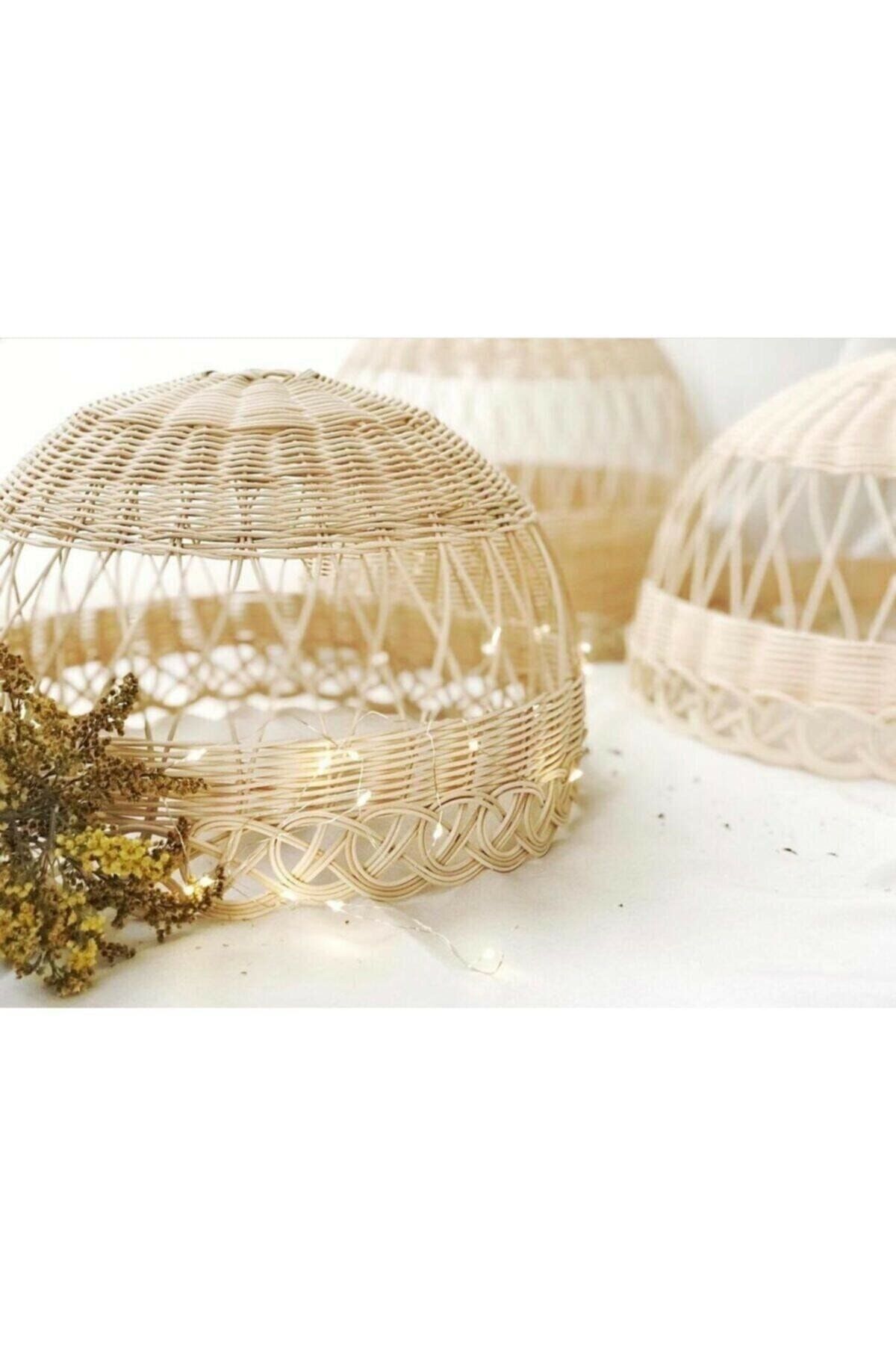 Myrattan Home Bambu Hasır Rattan Avize