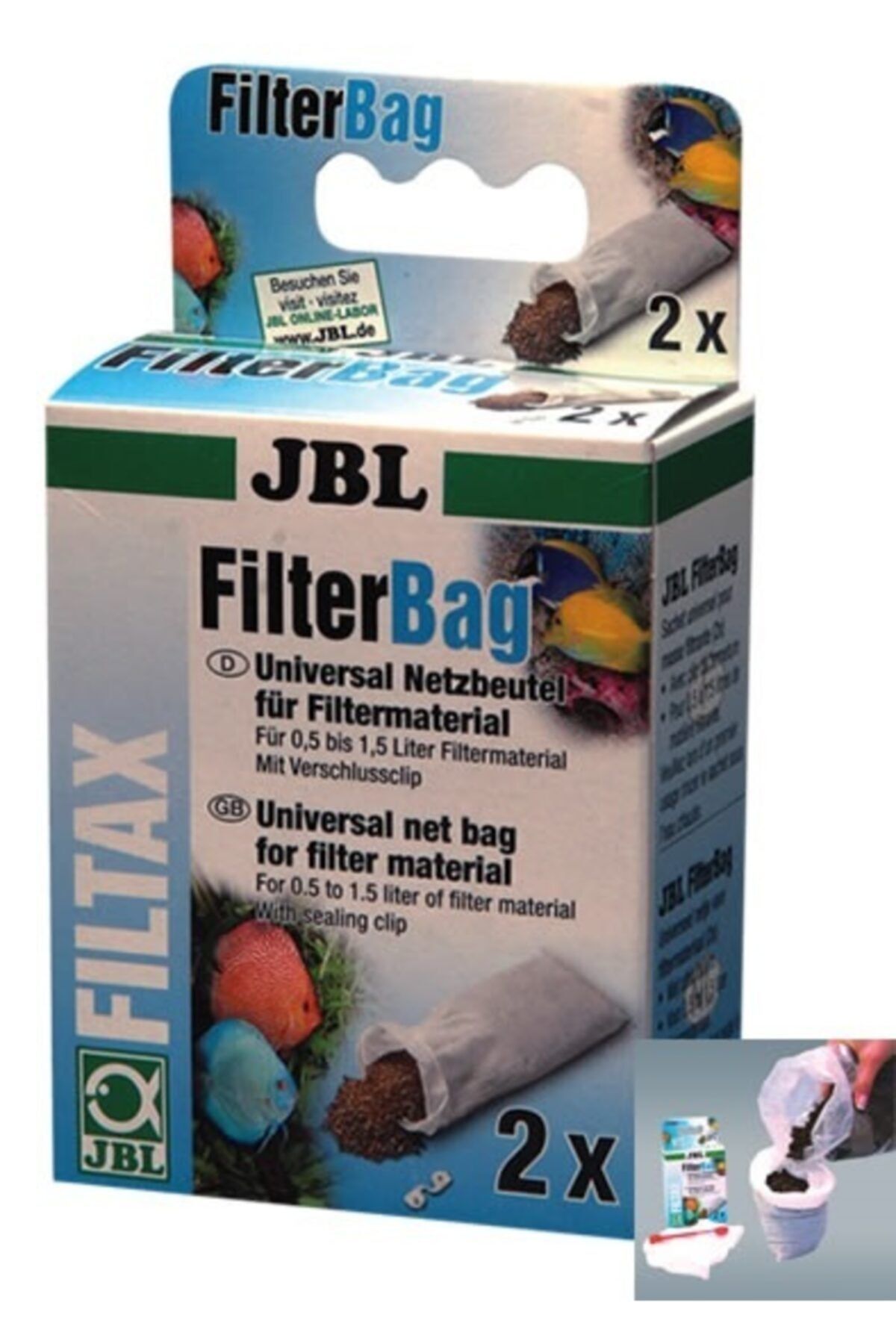 HİLALSHOP Jbl Filter Bag (2 Adet Filtre Malzemesi Torbası)