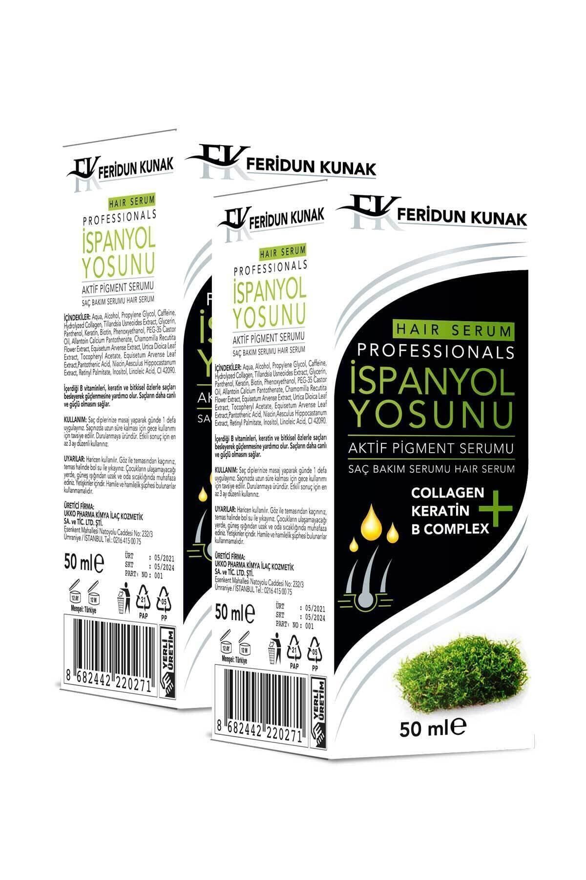 Feridun Kunak Ispanyol Yosunu 2 Adet - Saç Bakım Serumu