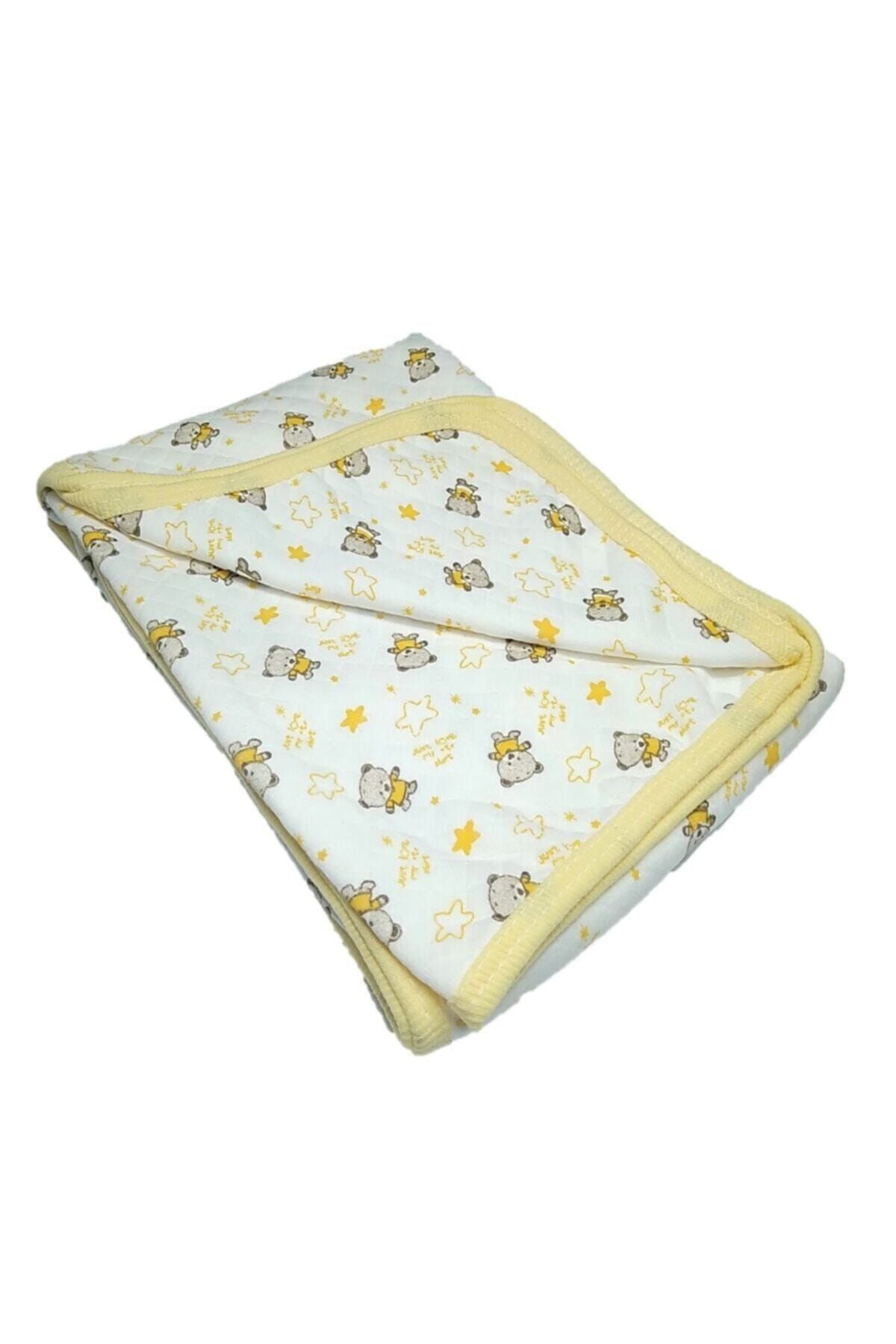 Çil Özlem Bebe Bebek Tek Kat Kapitone Battaniye Kundak 80x90 Cm