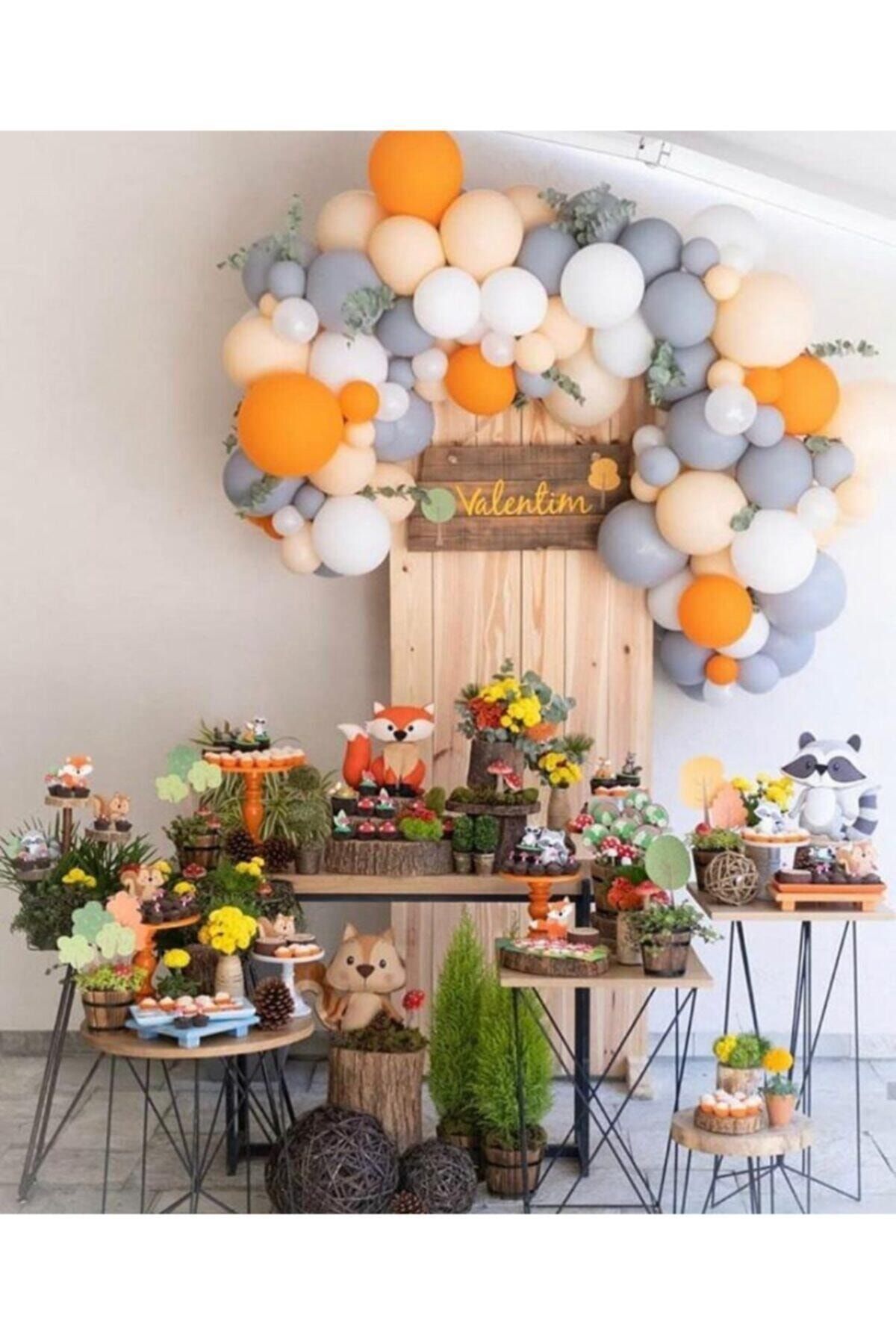 tmgrup Pastel Balon Balon Zincir 60 Adet