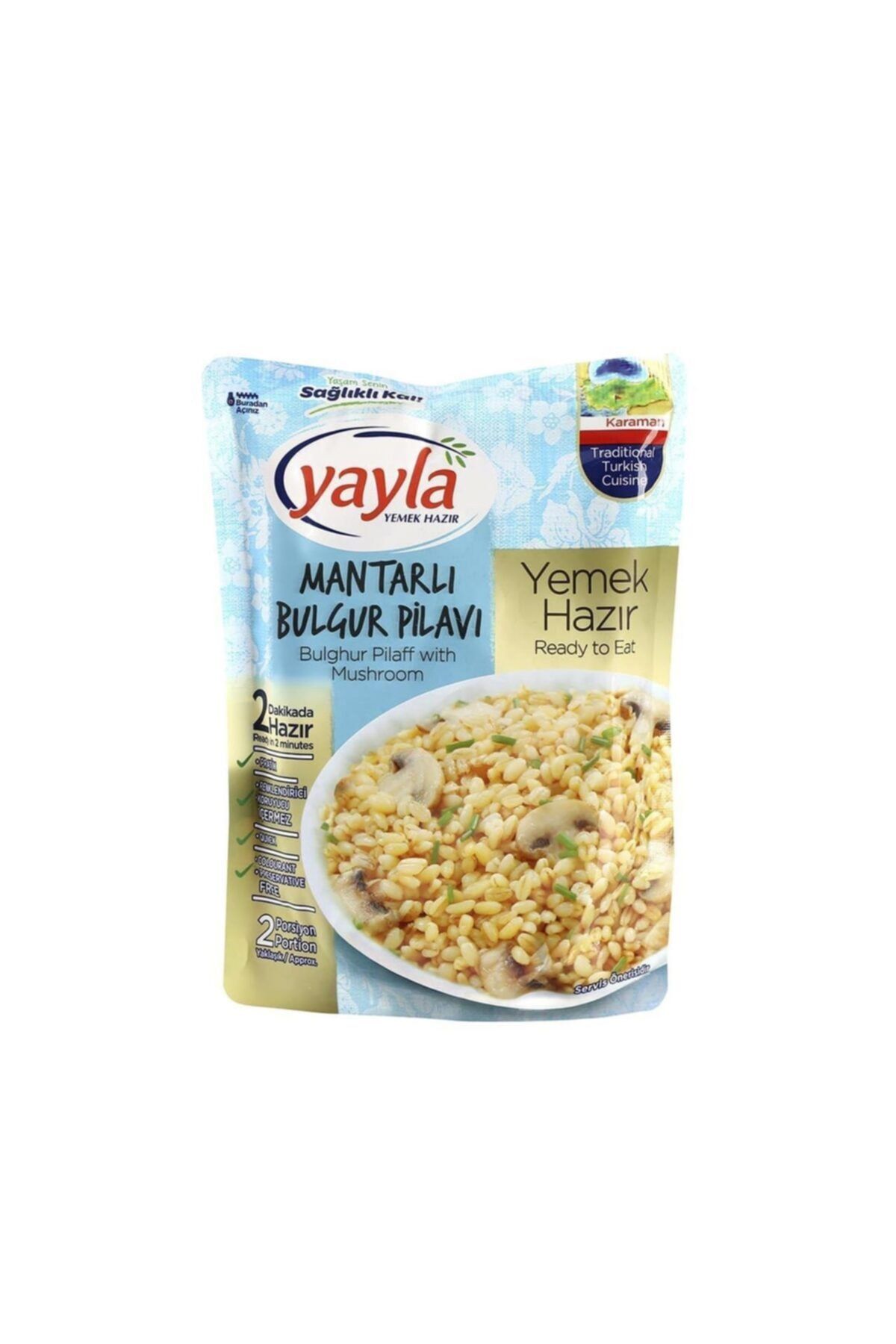 Yayla Hazır Mantarlı Bulgur Pilavı 250 Gr.