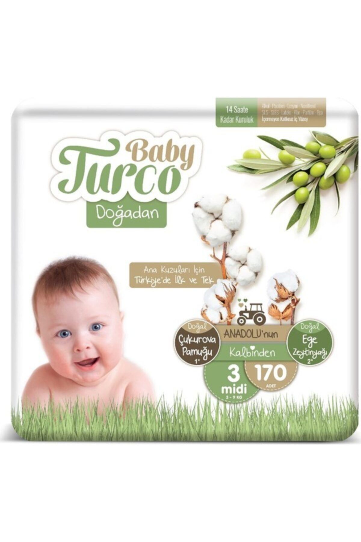 Baby Turco Doğadan 3 Numara Midi 170'li
