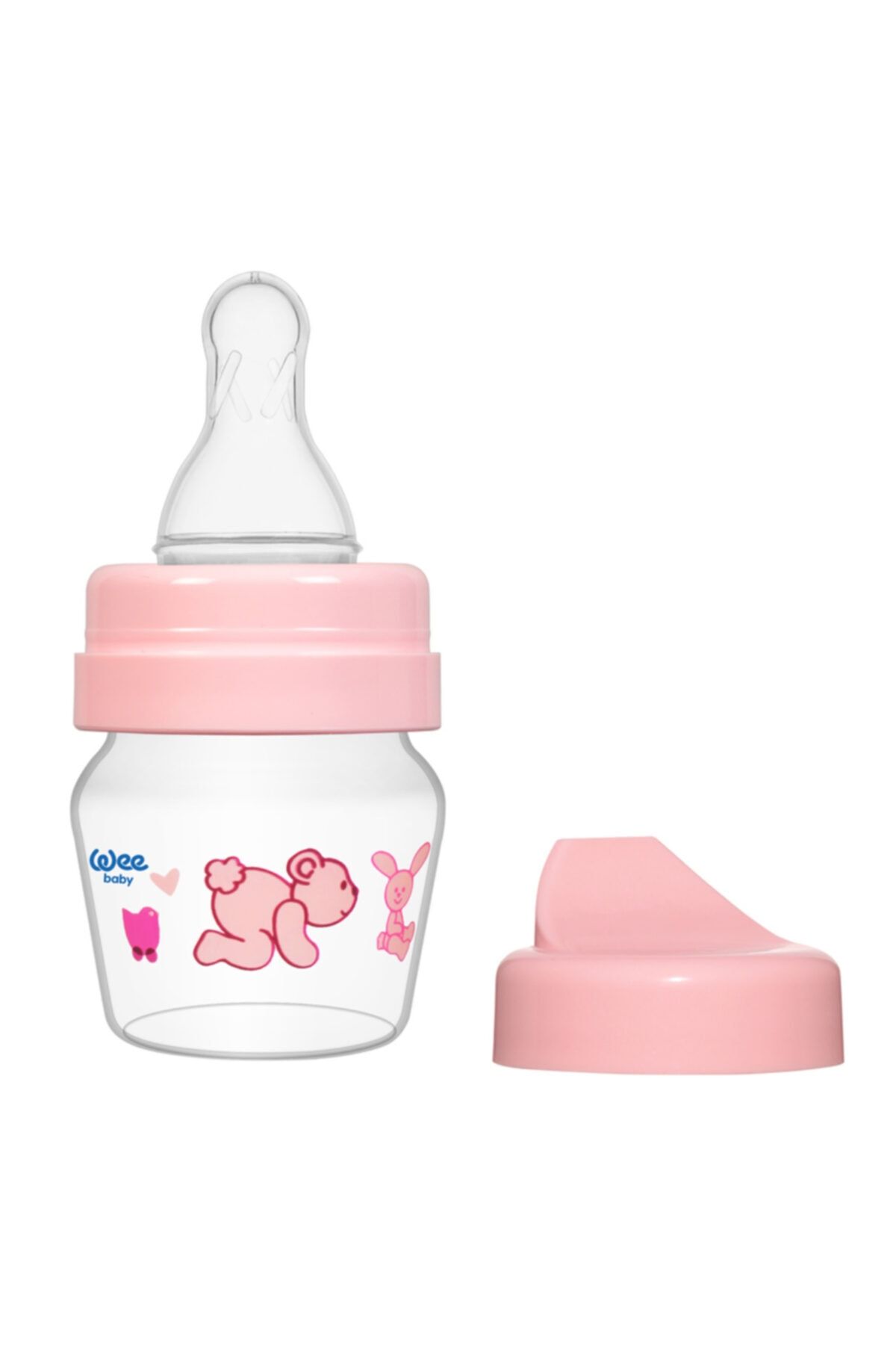 Wee Pembe Renkli Baby Mini Pp Alıştırma Bardağı Seti 30 Ml