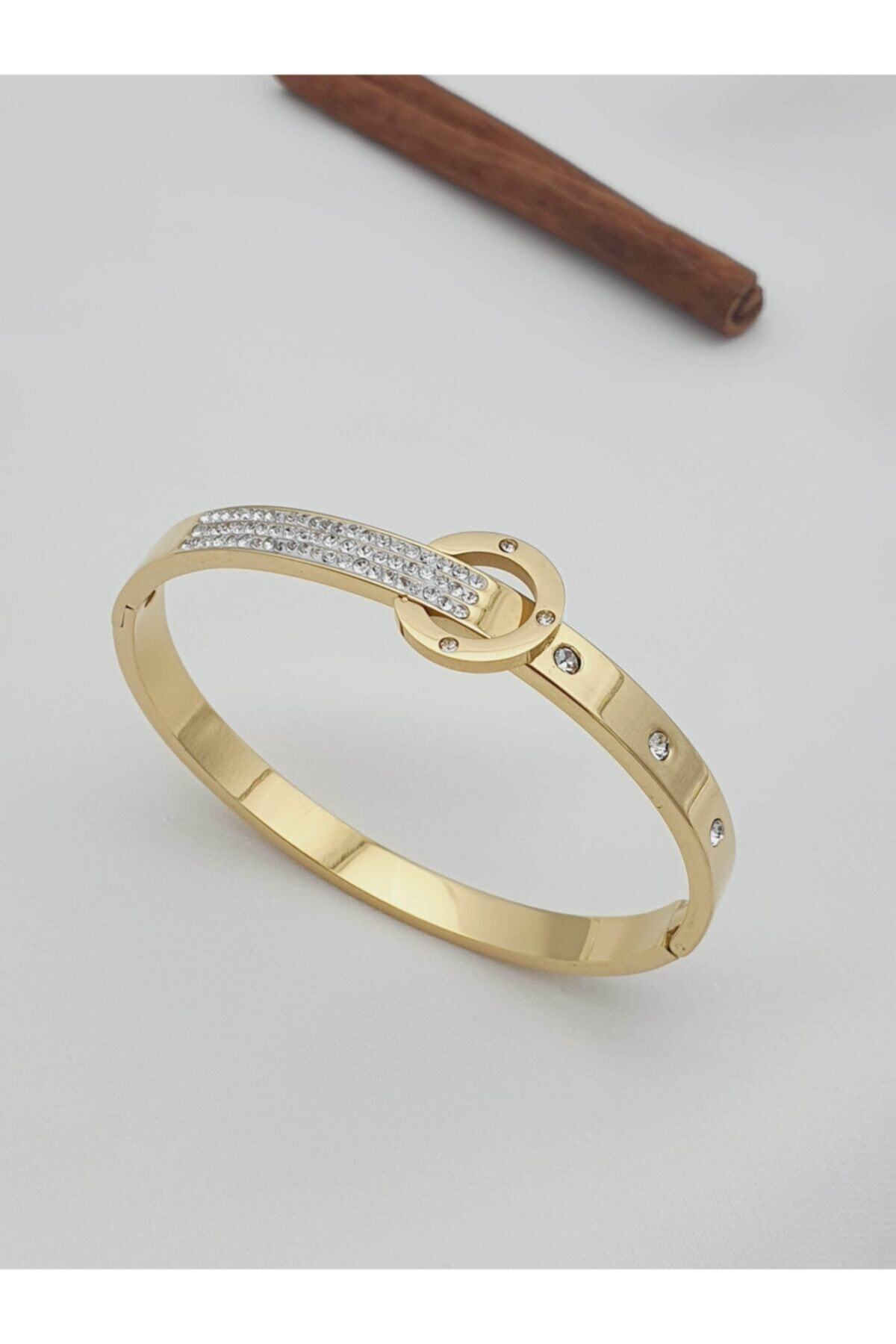 Bluw Jewelry Çelik Halka Detaylı Bileklik