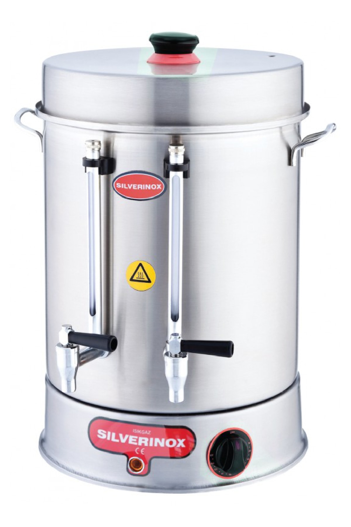 Işıkgaz Çevirmeli Metal Musluklu Çay Makinesi 500 Bardak 50 Lt. 2750 W. Profesyonel Endüstriyel