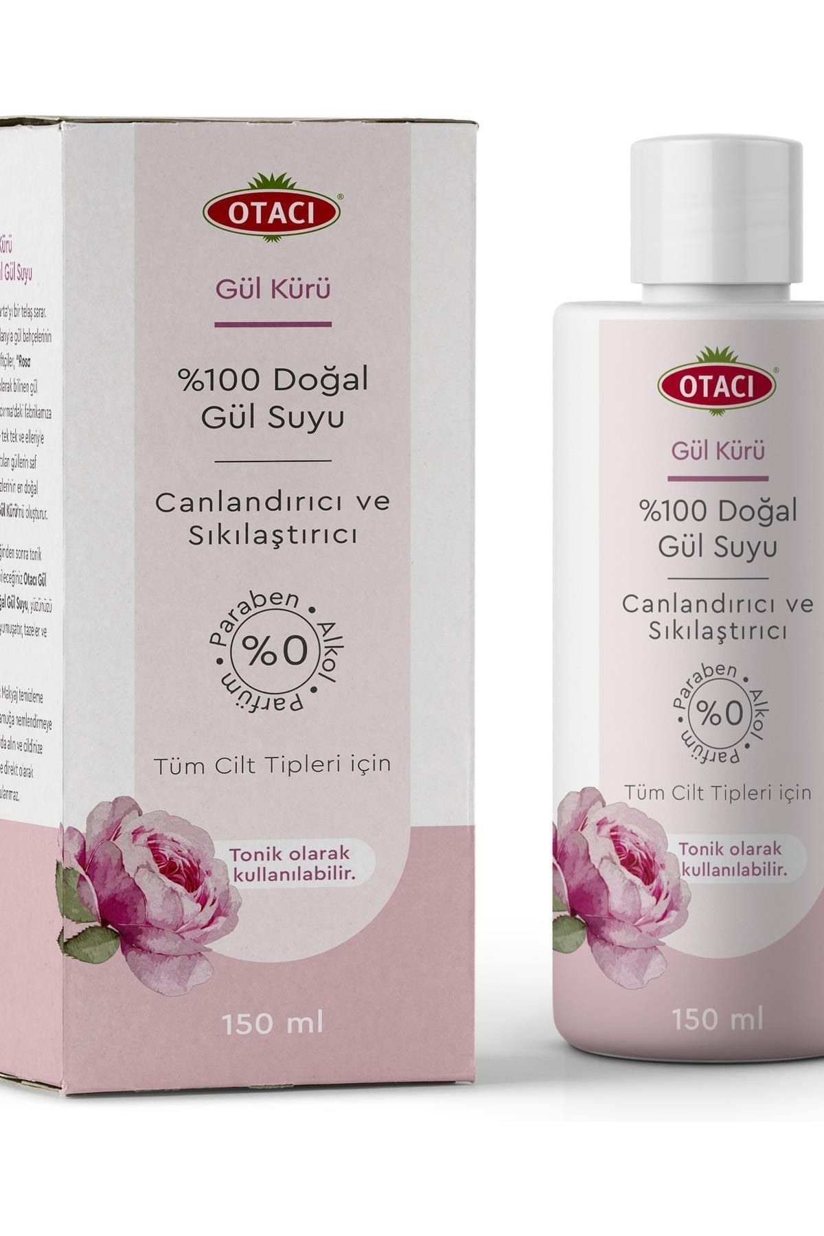 Otacı Gül Kürü Doğal Gül Suyu 150 ml