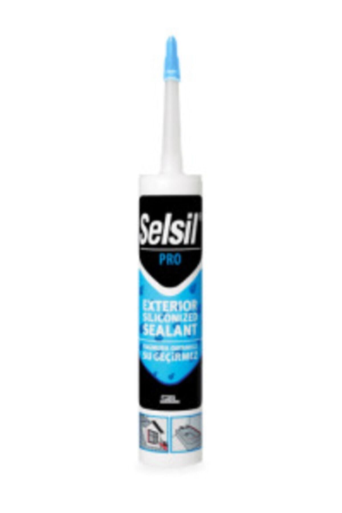 Selsil Yağmura Dayanıklı Antrasit Dış Cephe Mastik 485gr
