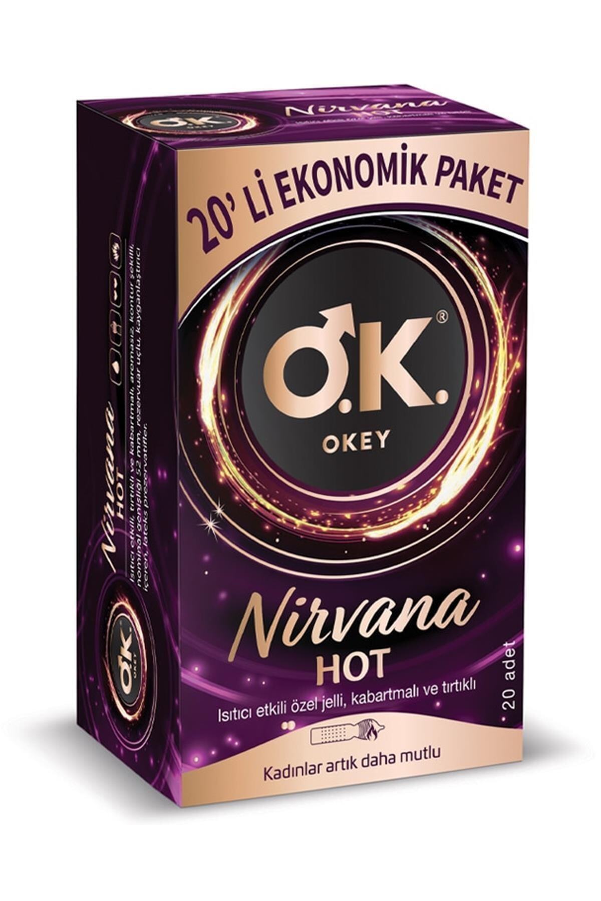 okey prezervatif Nirvana Hot Prezervatif 20’li