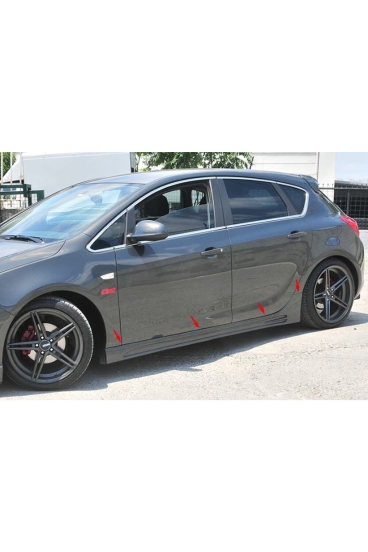 stuning Opel Astra J Uyumlu Yan Marşpiyel Sport Plastik Boyasız 2011-2015