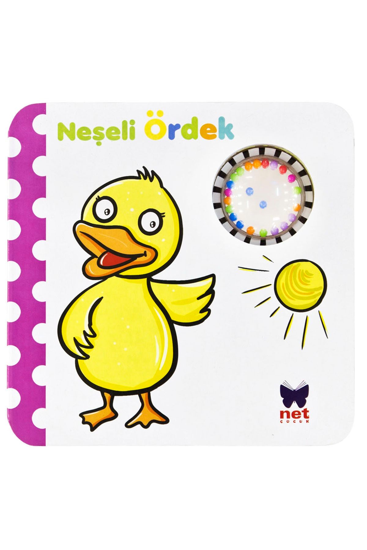 Net Çocuk Sesli Bebek Kitapları 0 12 Ay Boncuklu Bebek Kitabı Neşeli Ördek