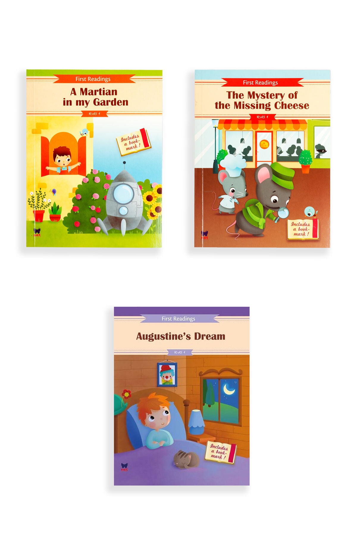 NET Ingilizce Kitap Seti Ingilizce Çocuk Kitapları Hikaye Seti Level 1