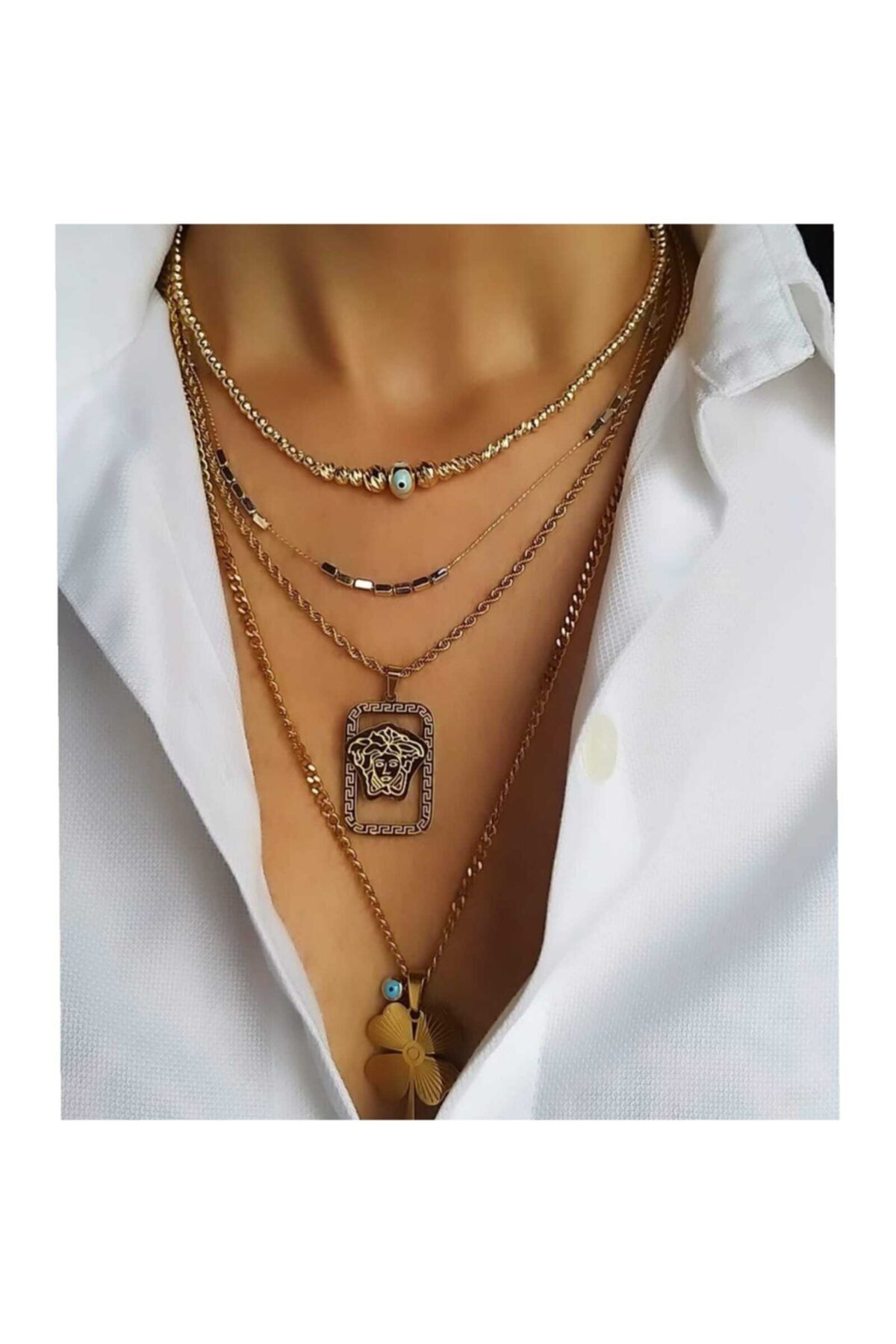 twosisjewelry Nazar Top Kolye