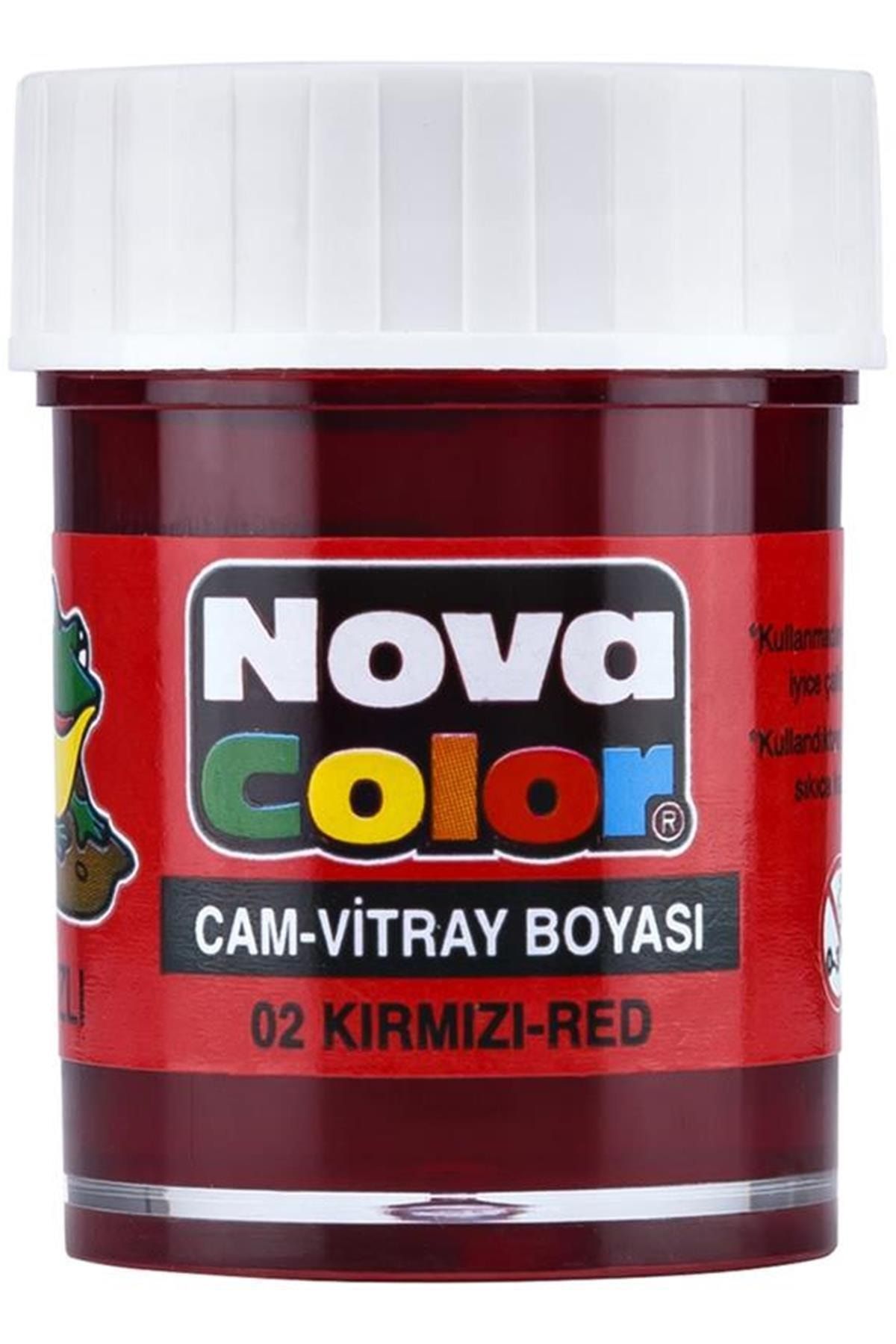 Nova Cam Boyası Kırmızı Su Bazlı Nc-150