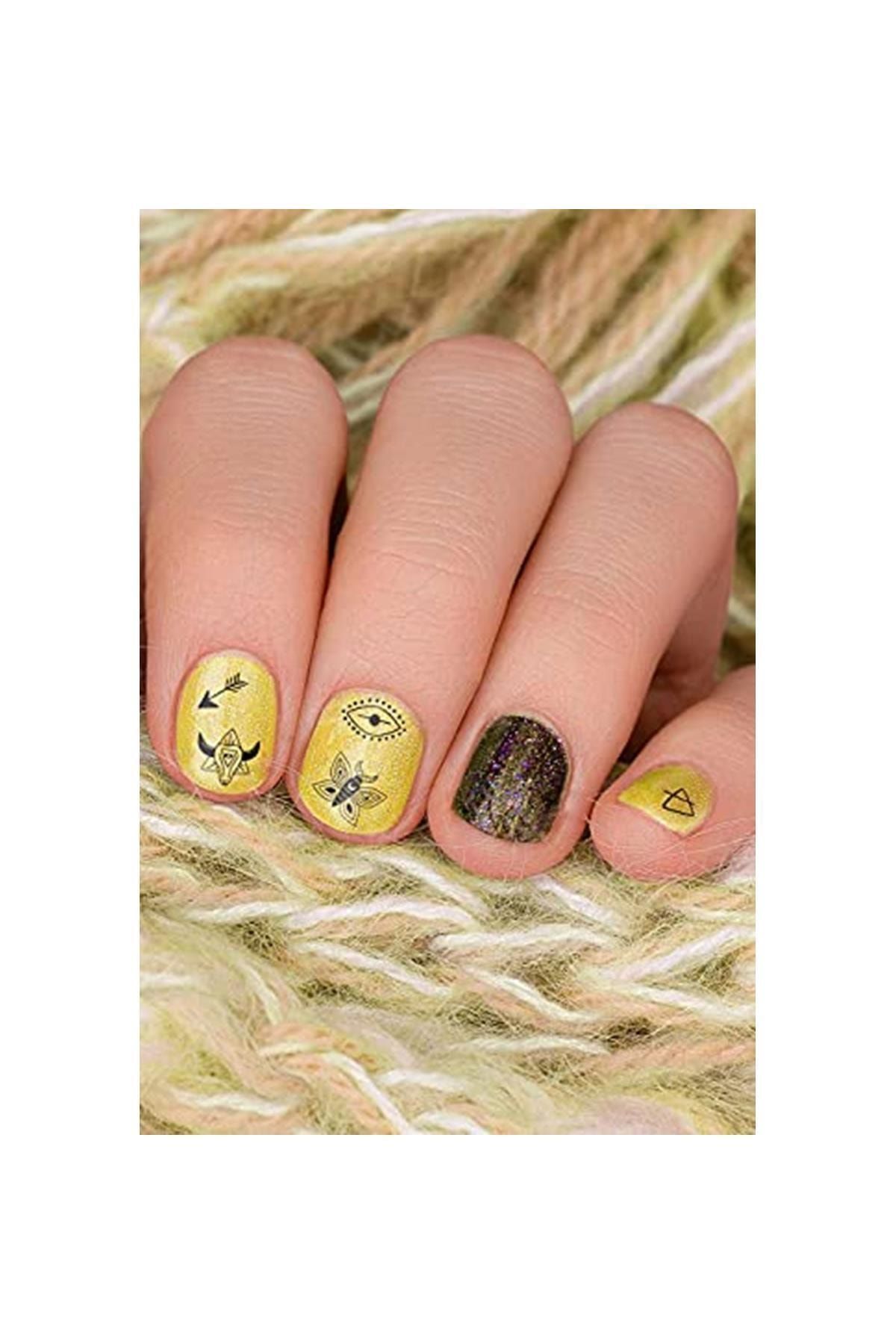 BRCTOPTAN Marka: Minimal Tırnak Dövmesi, Tırnak Tattoo, Nail Art, Tırnak Sticker Kategori: Geçici Dövme